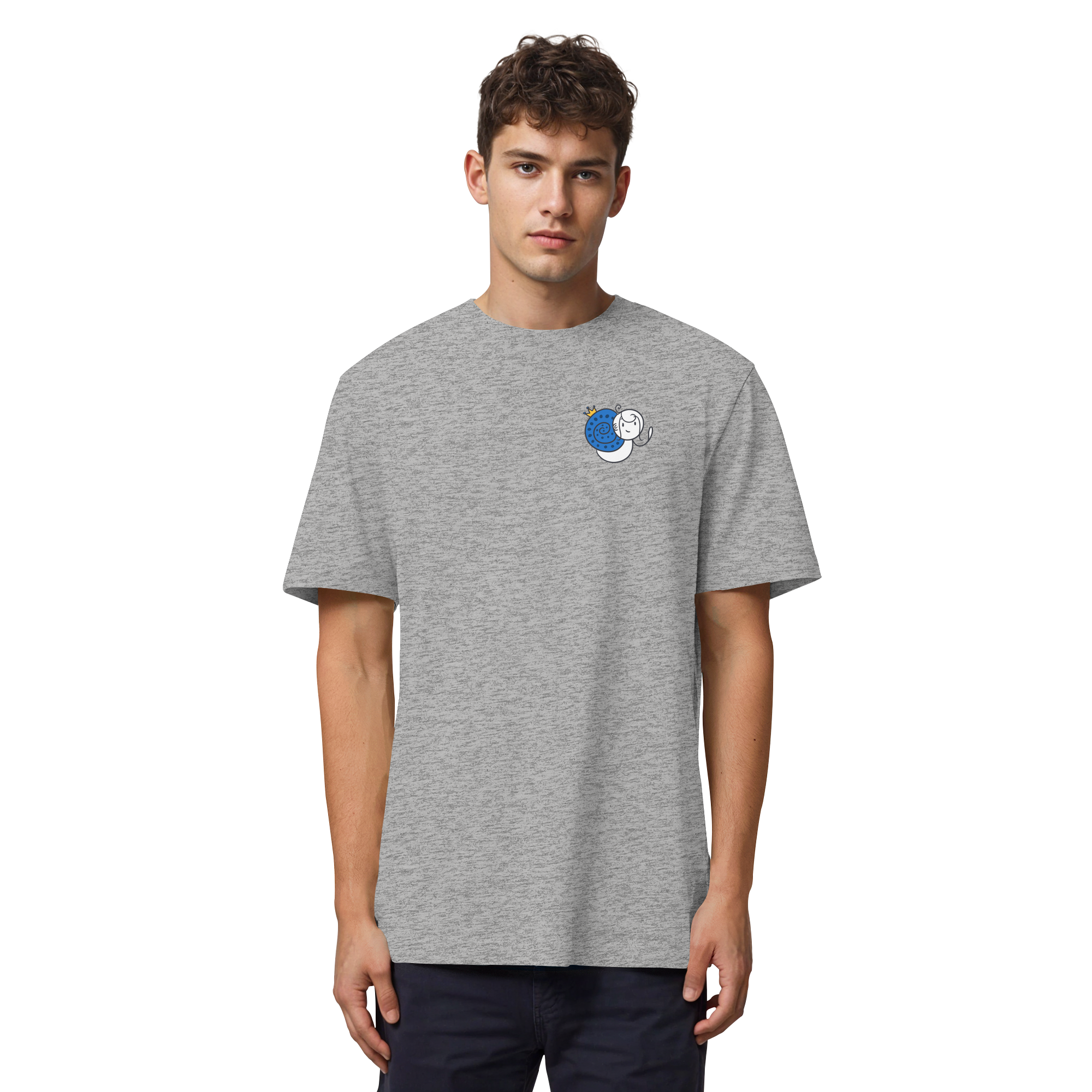 Meine Heilung braucht Zeit "Schwarze Edition" Backprint - Organic Heavy T-Shirt