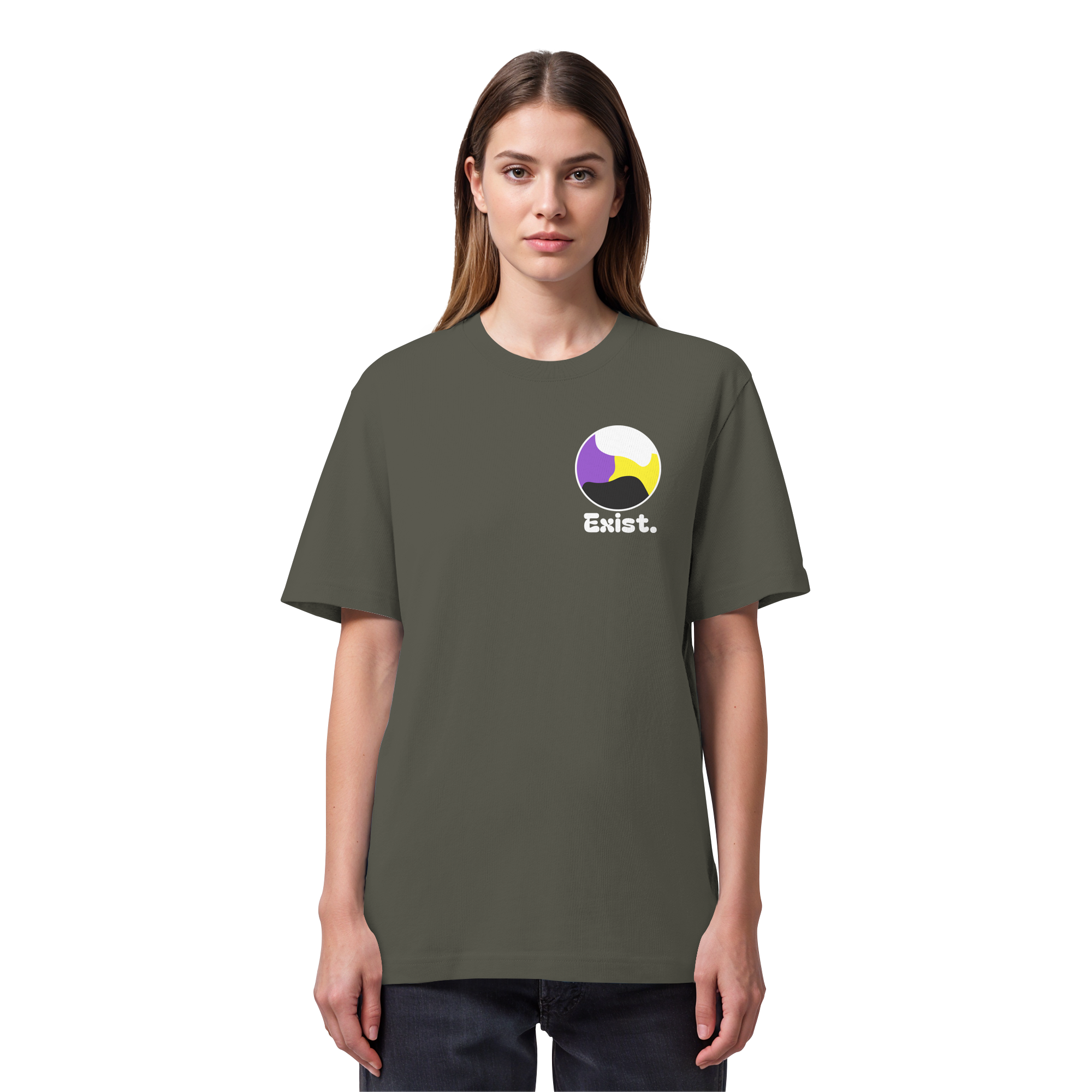 Exist "Nonbinary Edition" - Organic Heavy T-Shirt