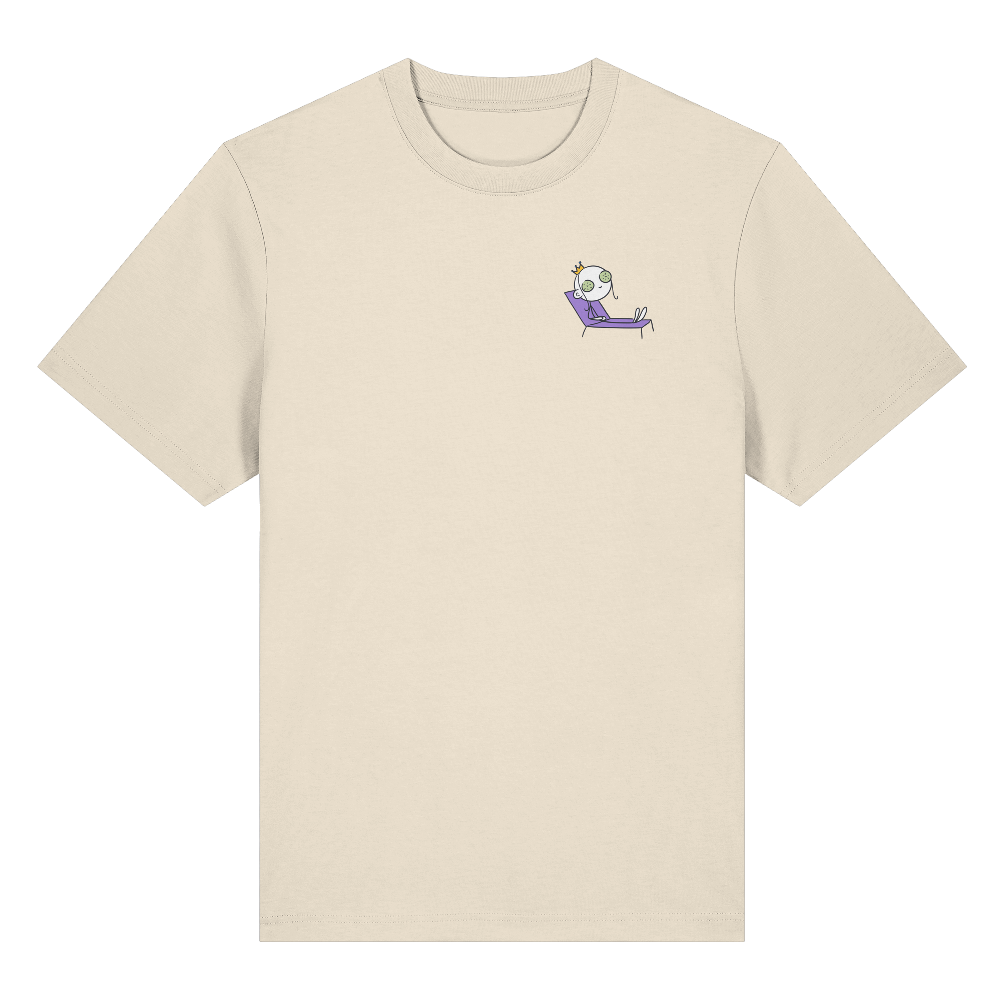 Seelenmännchen "Chill Out Edition" Brustprint - Organic Heavy T-Shirt