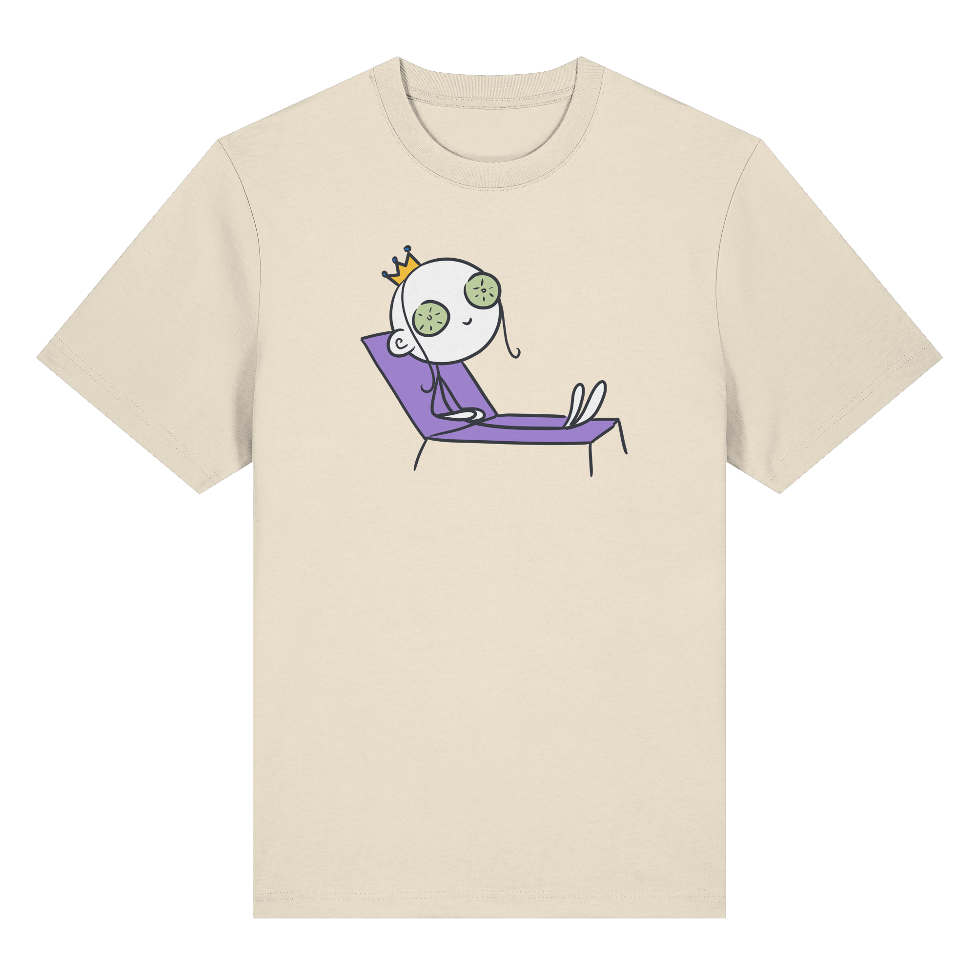 Seelenmännchen "Chill Out Edition" Frontprint - Organic Heavy T-Shirt