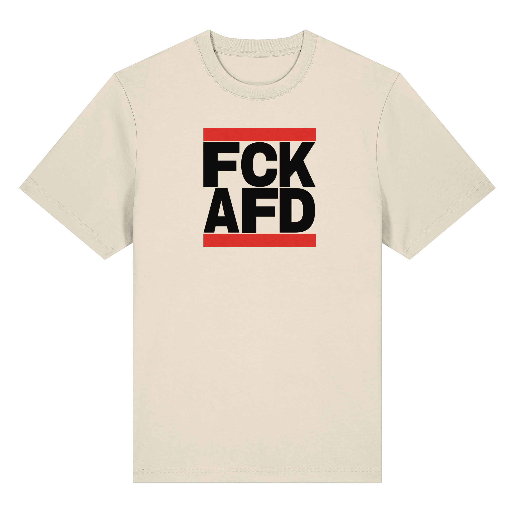 FCK AFD (schwarze Schrift) - Organic Heavy T-Shirt