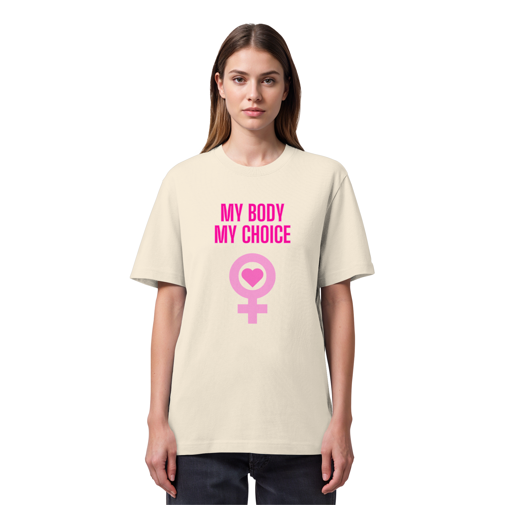 My Body My Choice "Pink Power Edition" - Organic Heavy T-Shirt