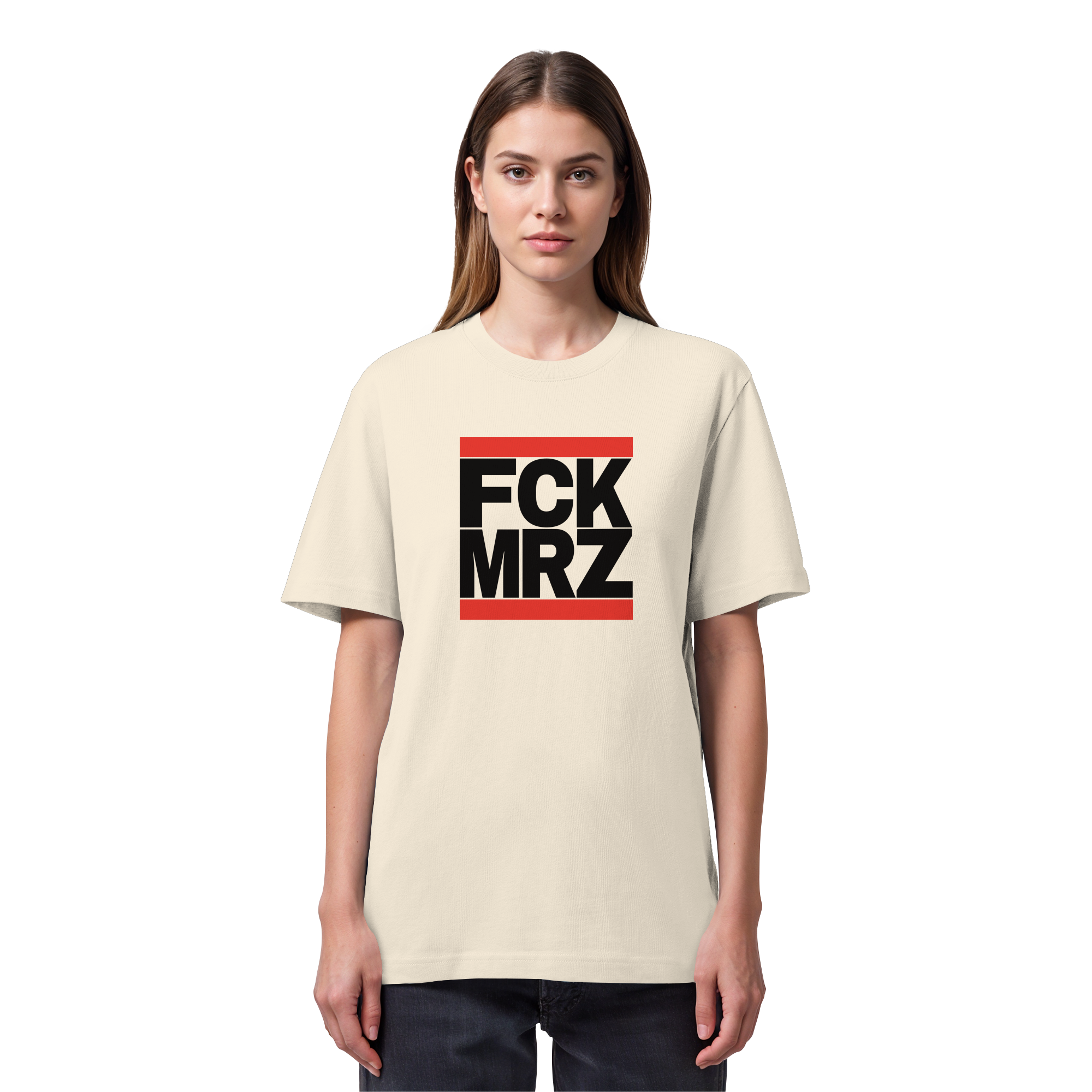 FCK MRZ (schwarze Schrift) - Organic Heavy T-Shirt