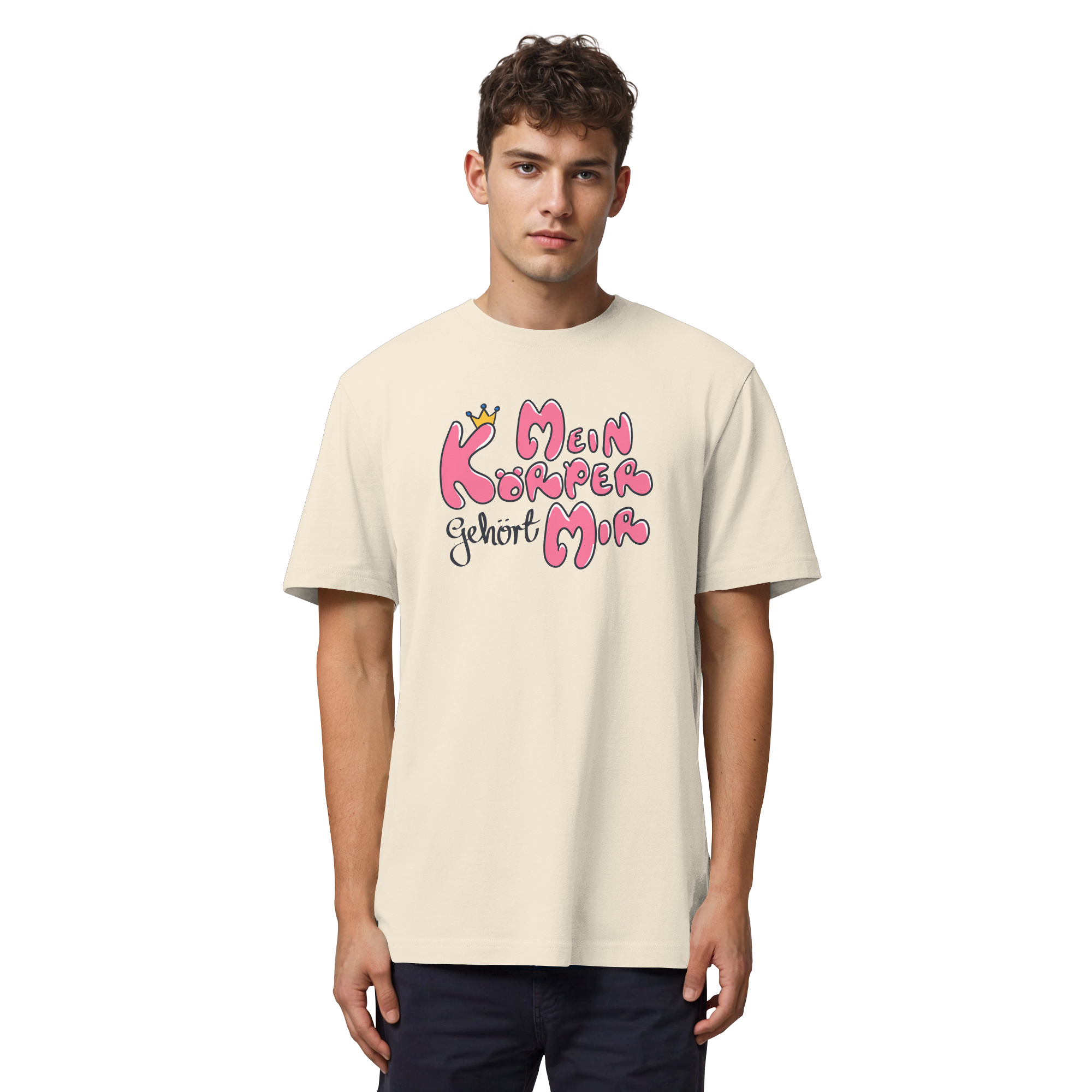 Mein Körper gehört mir "Pinke Edition" - Organic Heavy T-Shirt