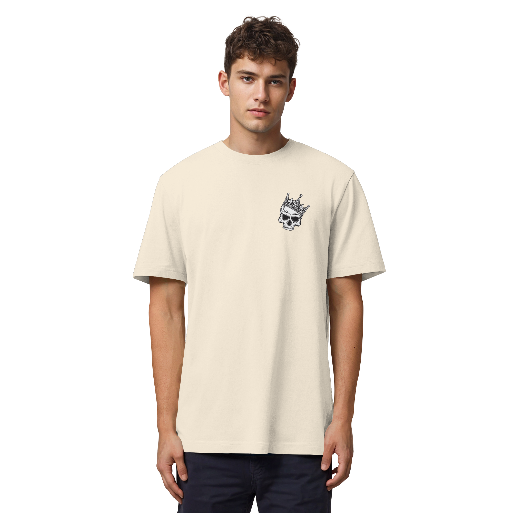 Eat the Rich "Skull Edition" Backprint - Organic Heavy T-Shirt