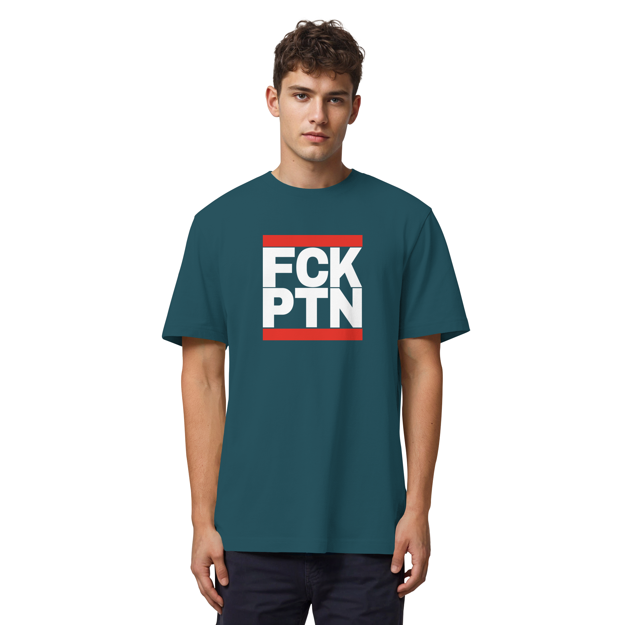 FCK PTN (weiße Schrift) - Organic Heavy T-Shirt