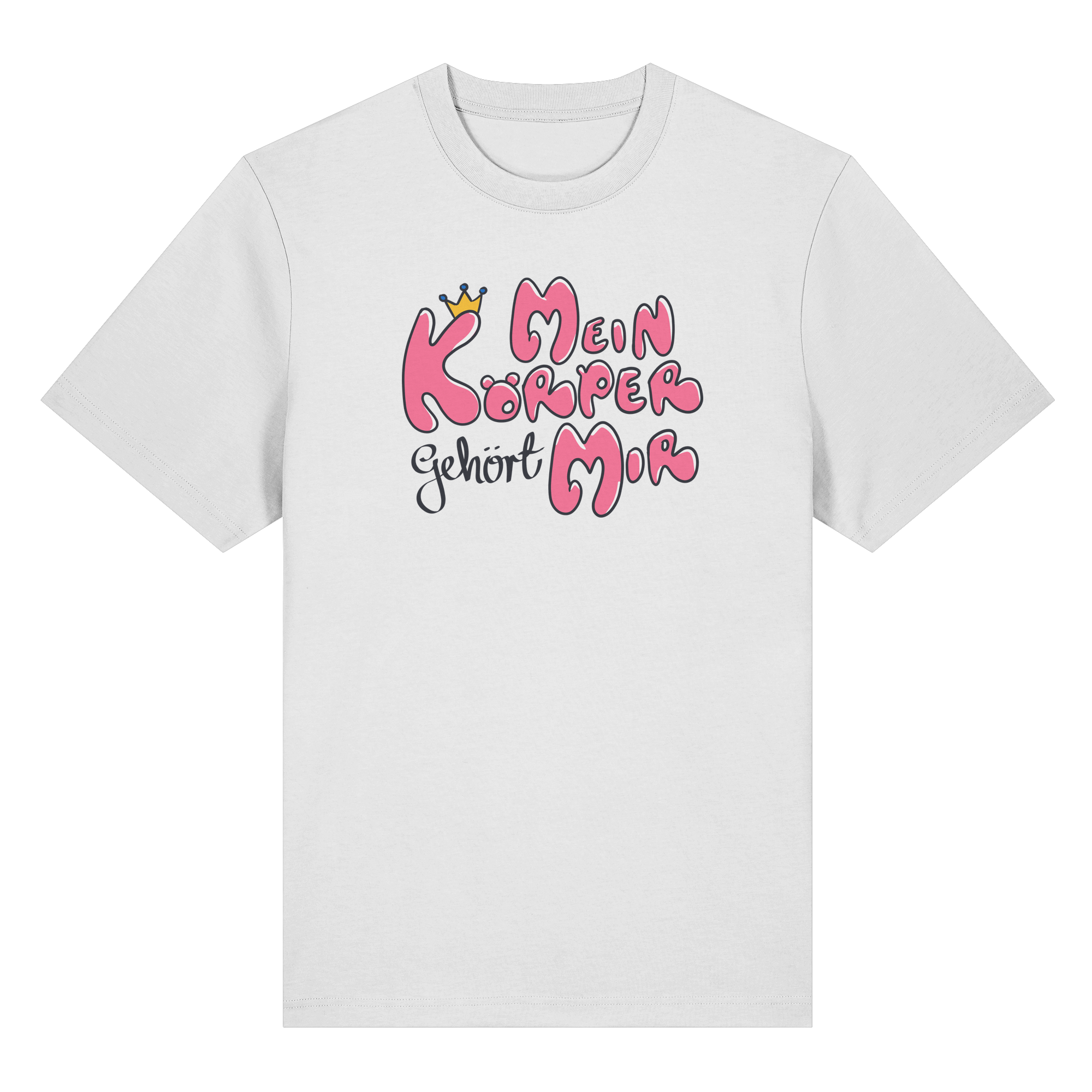 Mein Körper gehört mir "Pinke Edition" - Organic Heavy T-Shirt