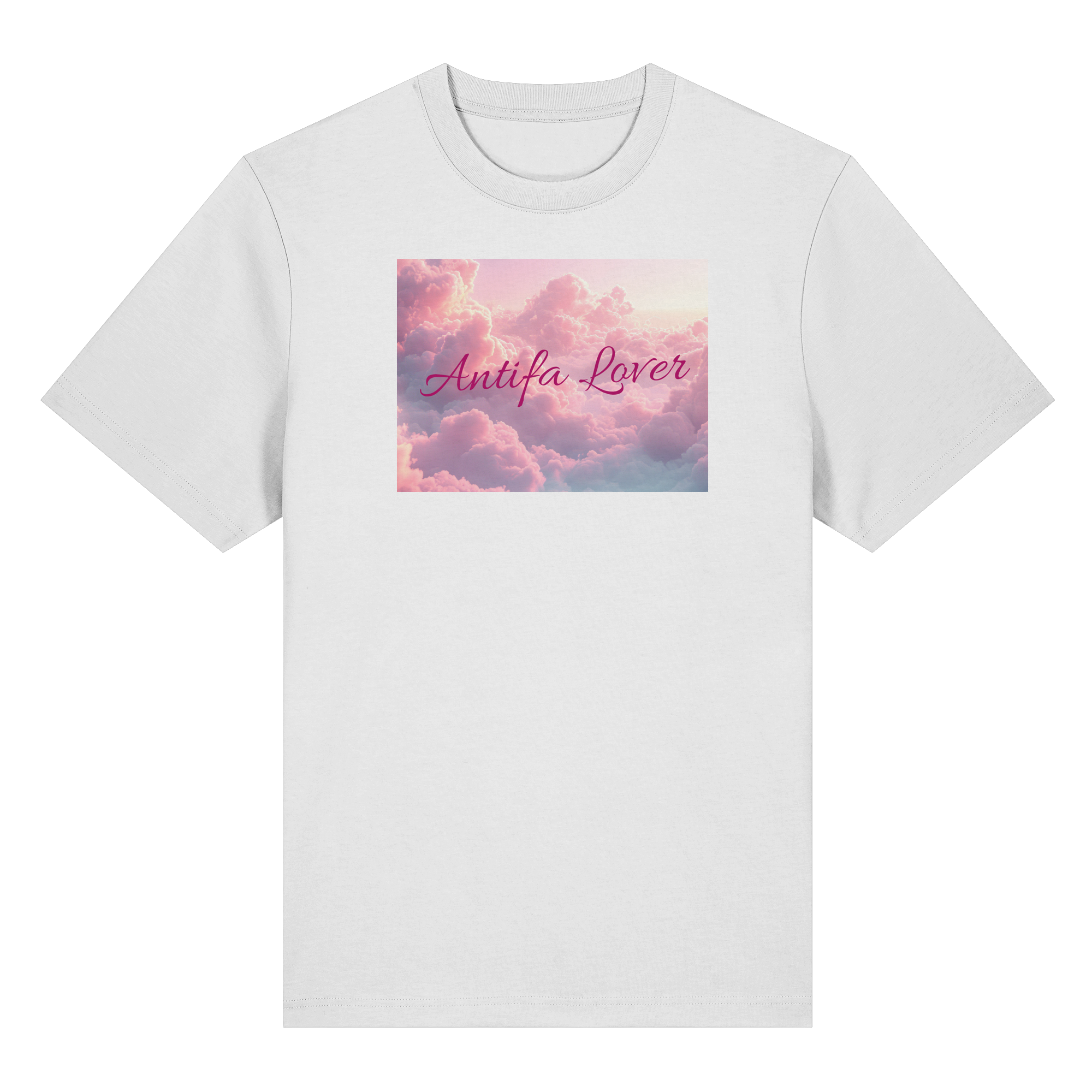 Antifa Lover Backprint - Organic Heavy T-Shirt