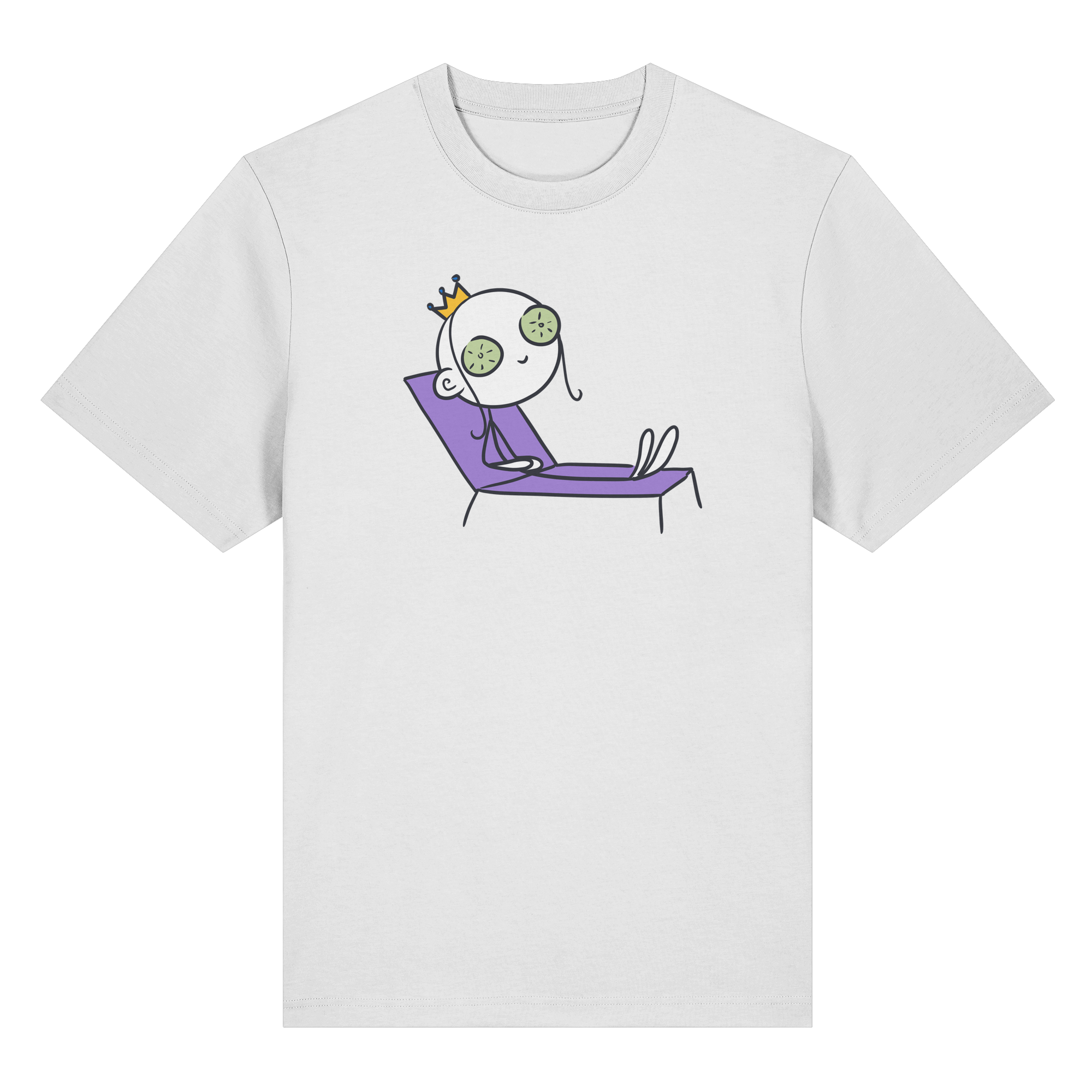 Seelenmännchen "Chill Out Edition" Frontprint - Organic Heavy T-Shirt