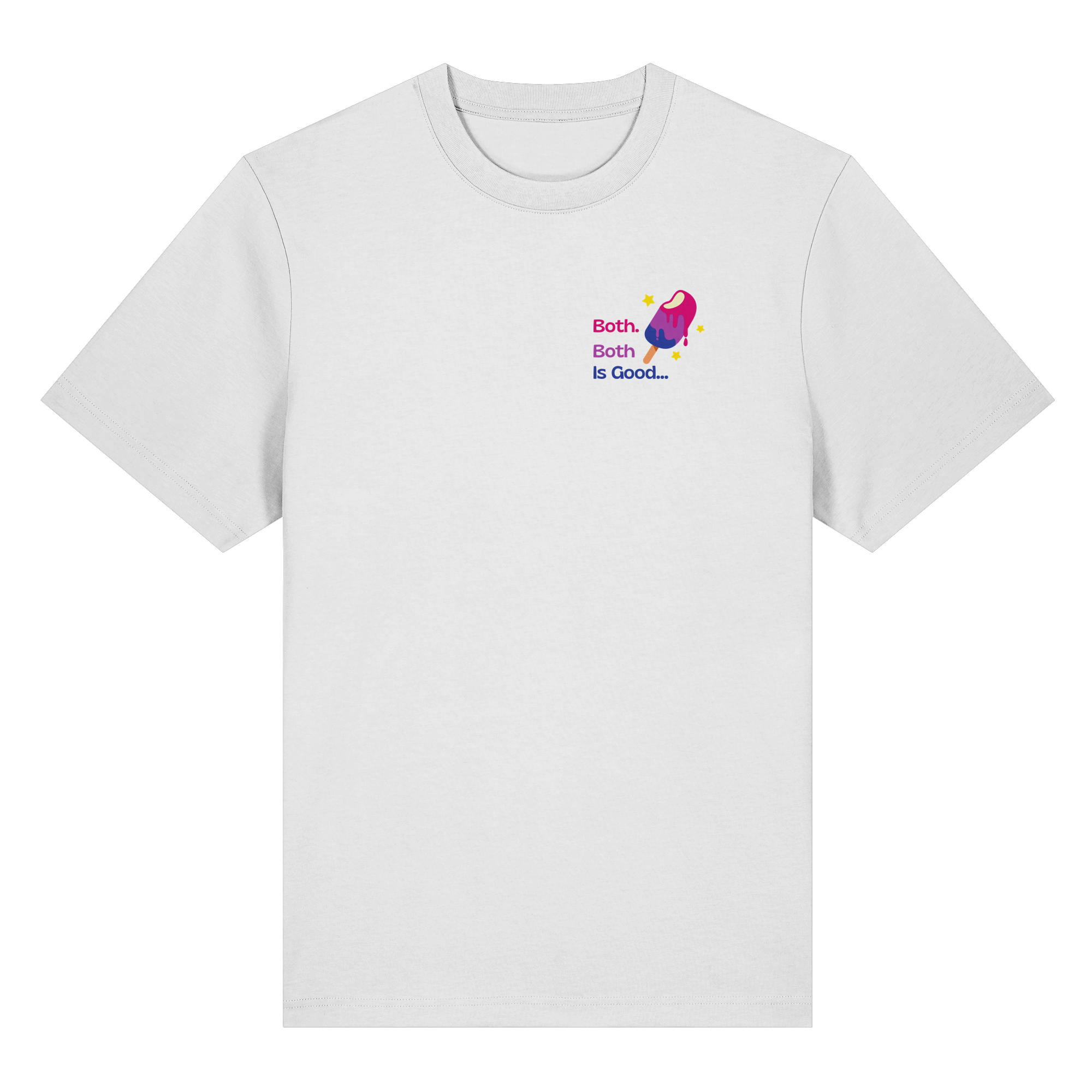 Bi Pride: Both is Good - Organic Heavy T-Shirt