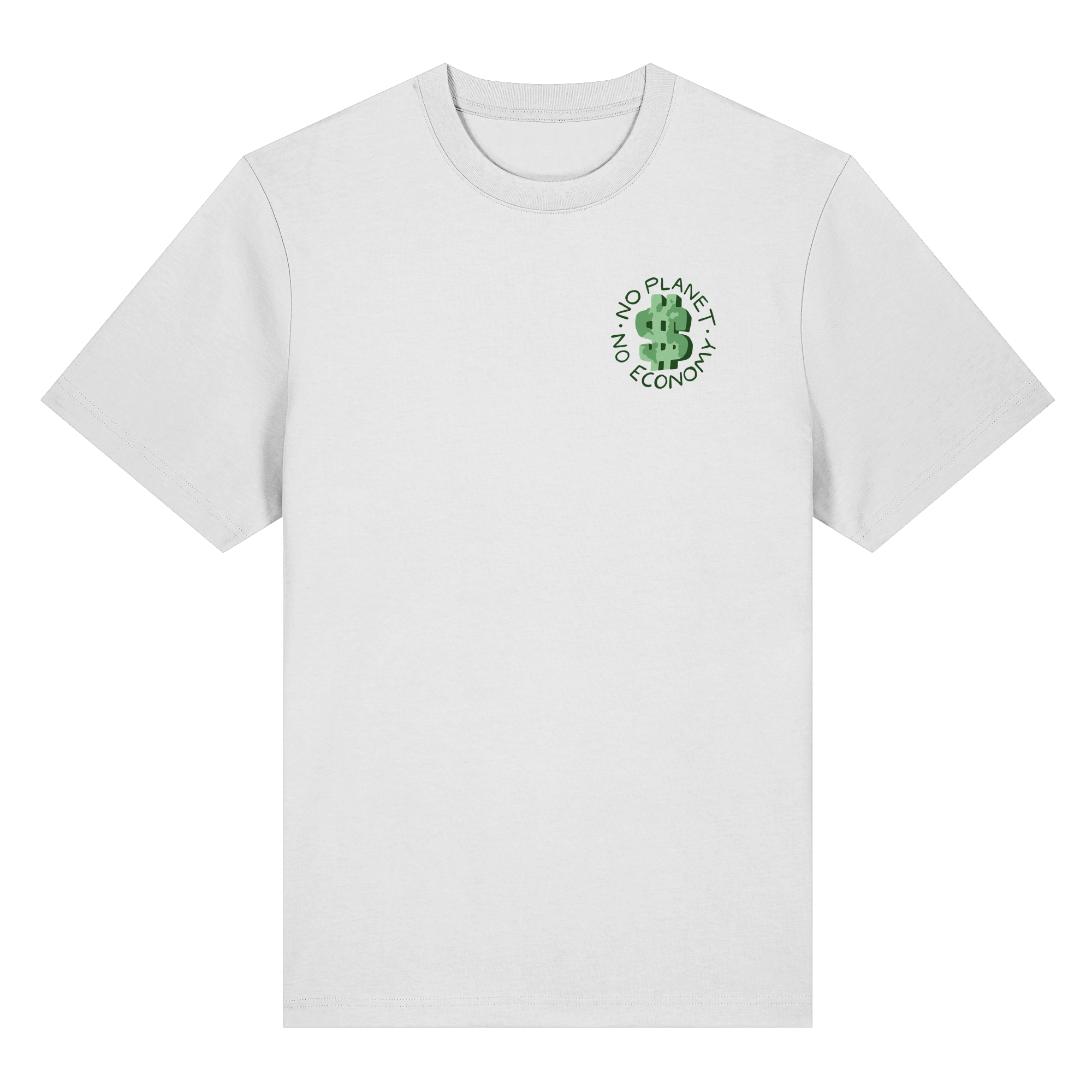 No Planet No Economy - Organic Heavy T-Shirt