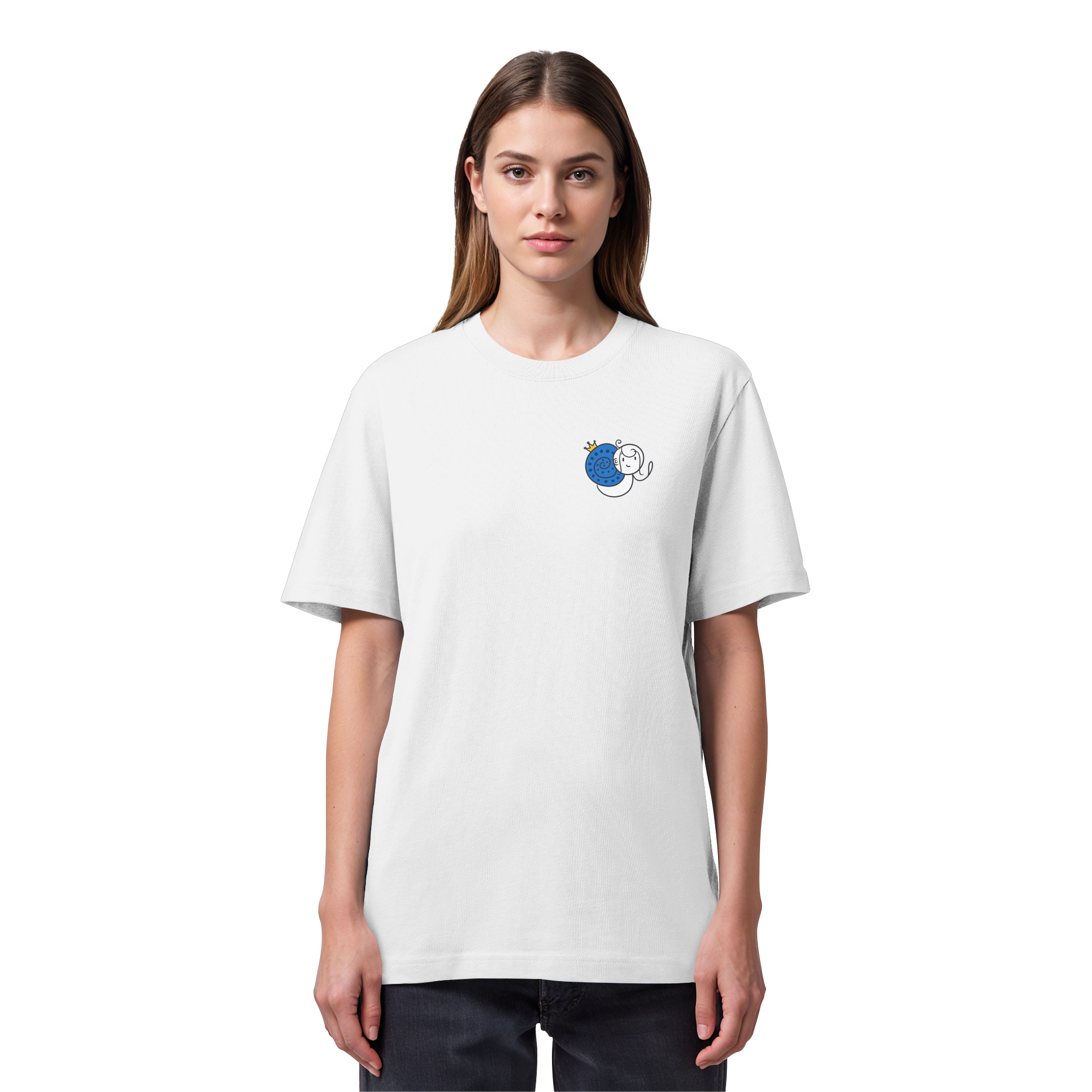 Meine Heilung braucht Zeit "Schwarze Edition" Backprint - Organic Heavy T-Shirt