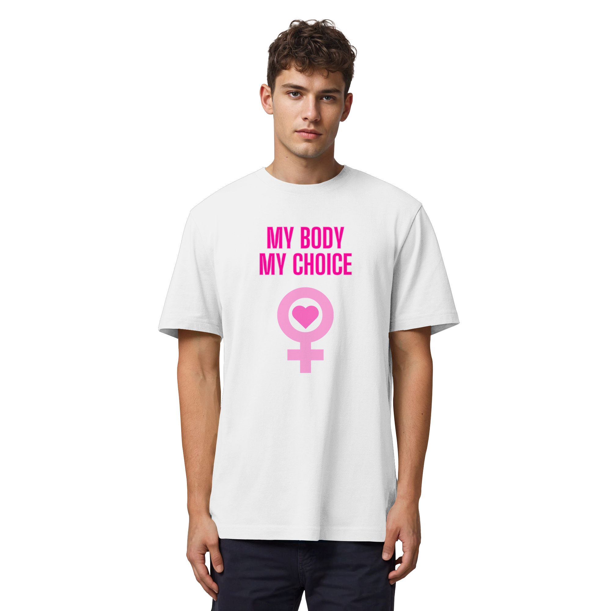 My Body My Choice "Pink Power Edition" - Organic Heavy T-Shirt