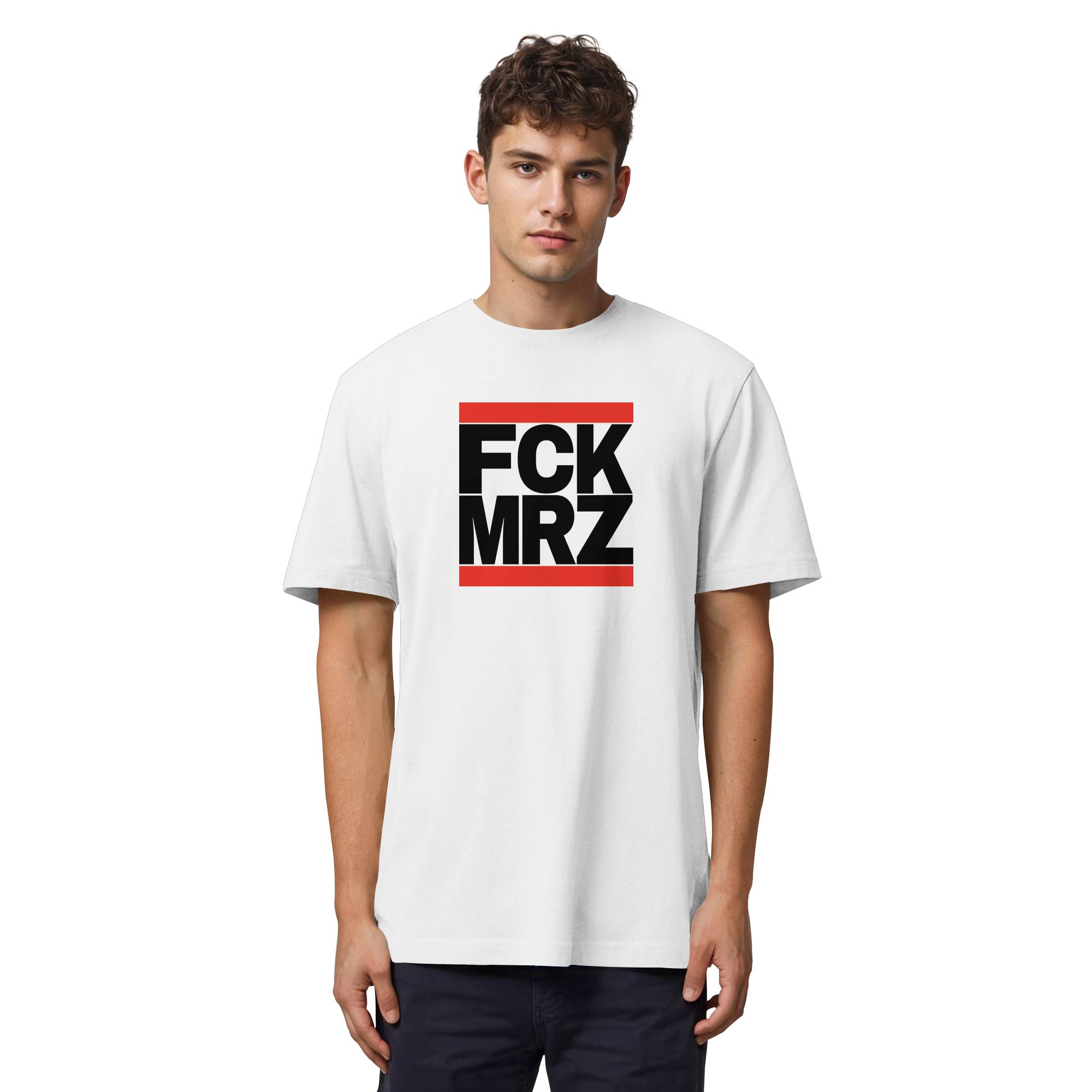 FCK MRZ (schwarze Schrift) - Organic Heavy T-Shirt