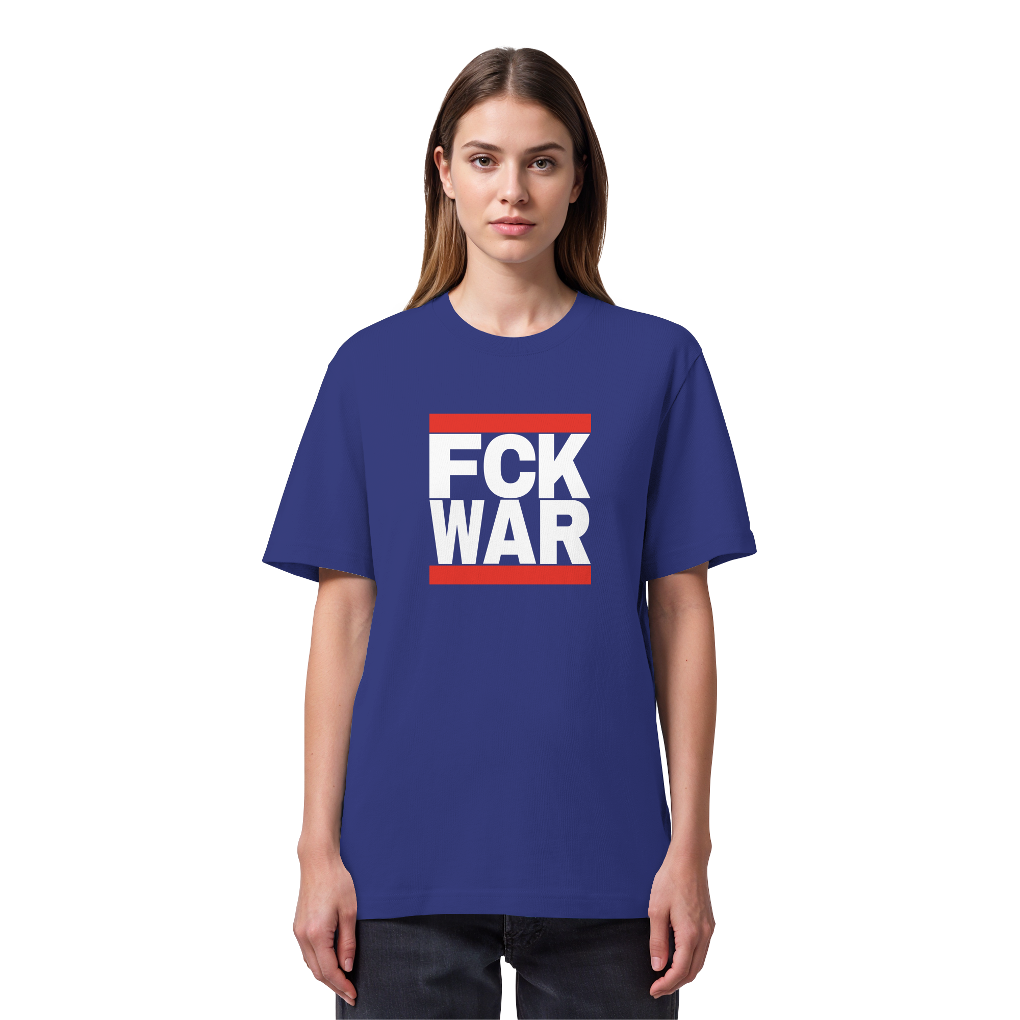 FCK WAR (weiße Schrift) - Organic Heavy T-Shirt