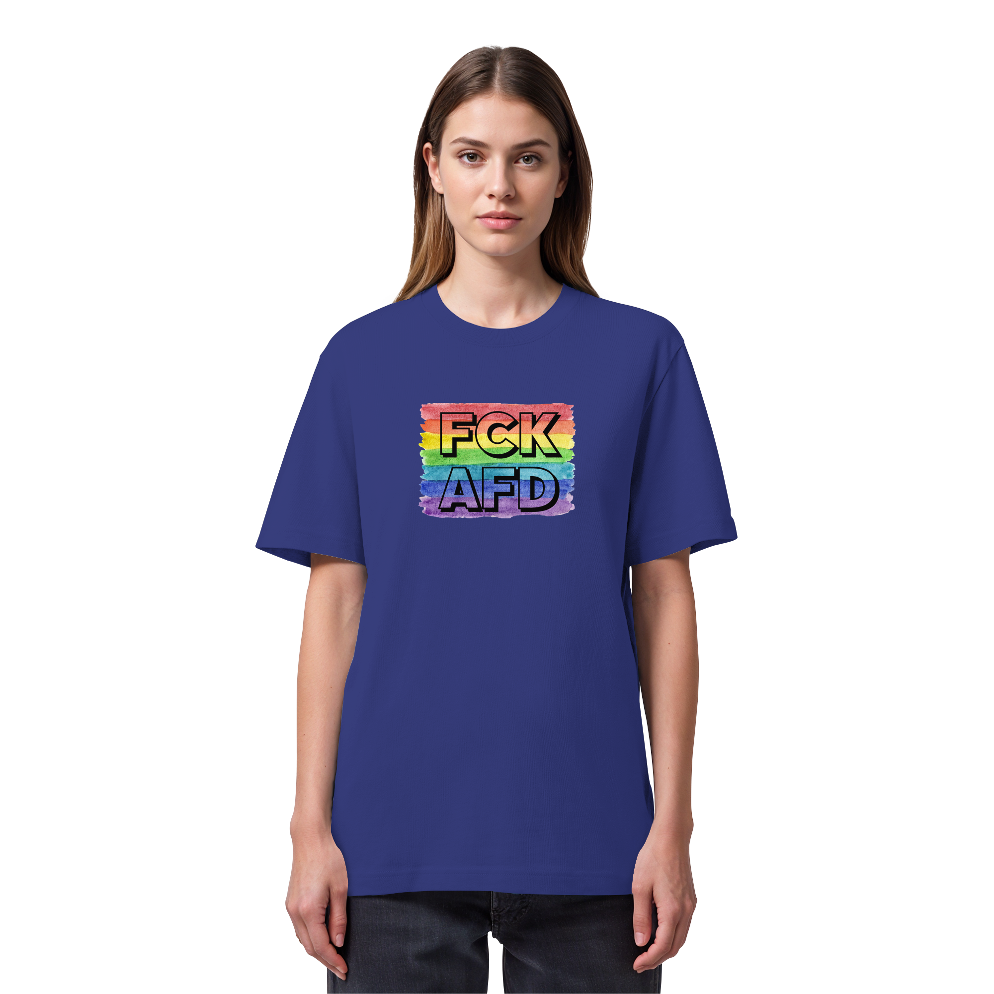 FCK AFD "Rainbow Resistance Edition" - Organic Heavy T-Shirt