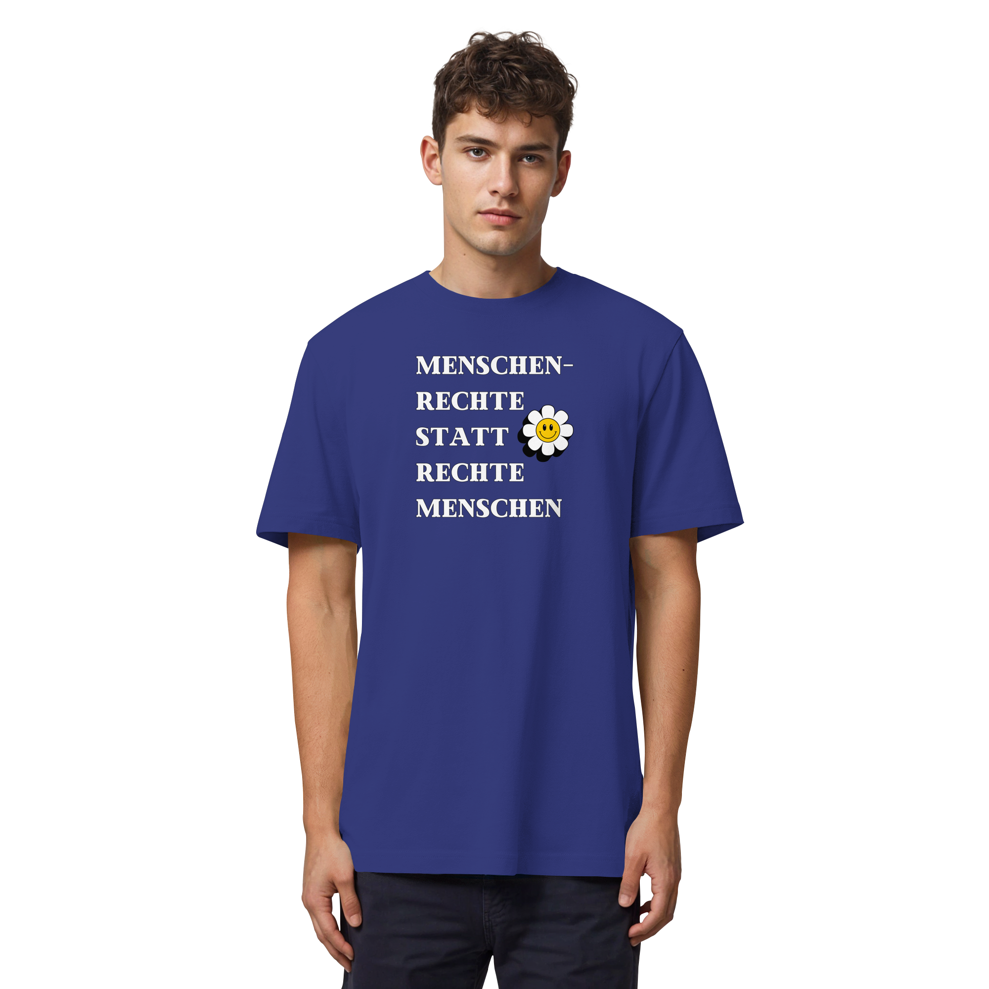 Menschenrechte statt rechte Menschen - Organic Heavy T-Shirt
