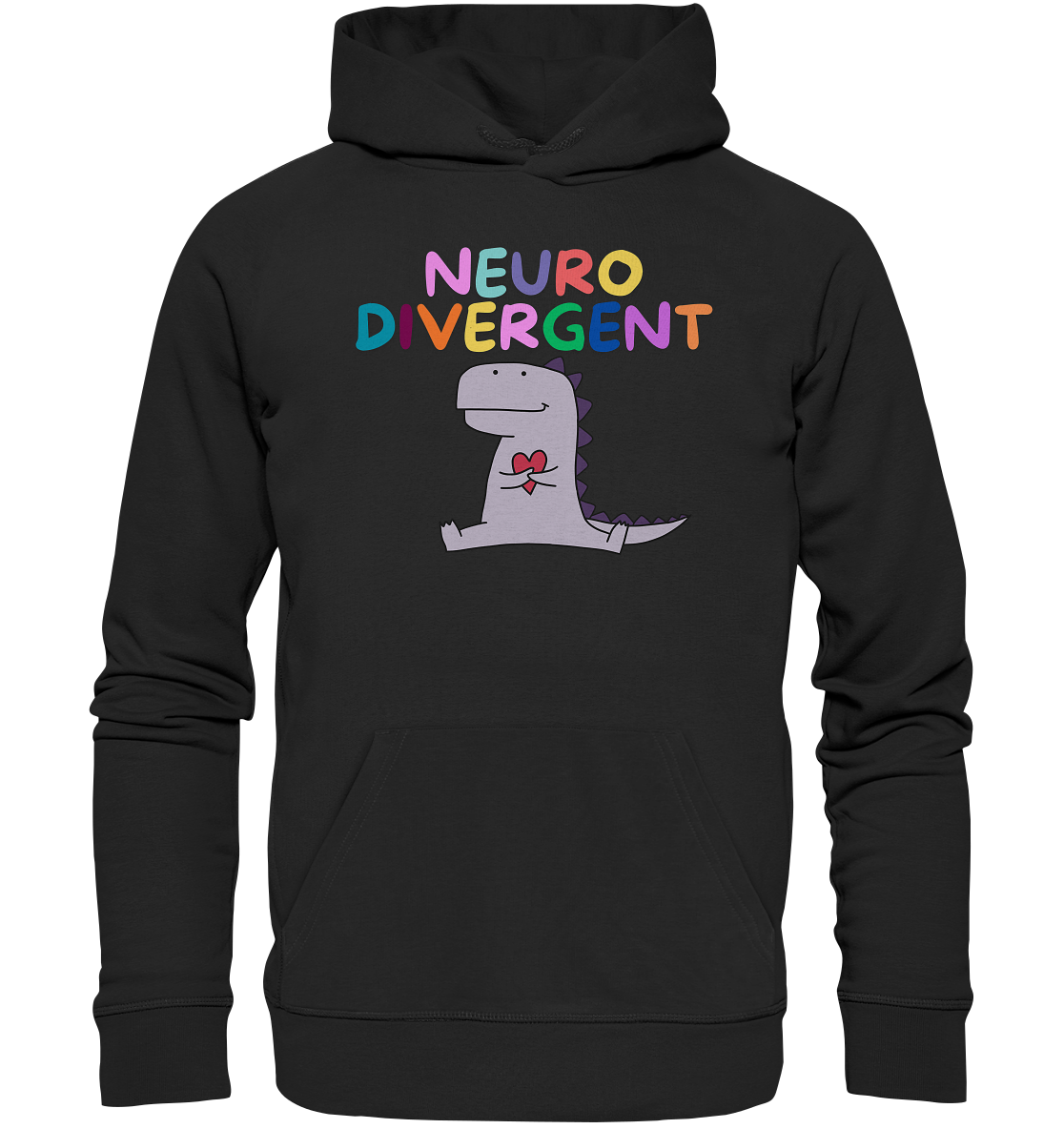 Neurodivergent "Dino Edition" - Organic Hoodie