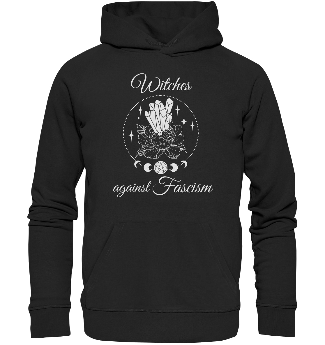 Witches against Fascism - Organic Hoodie