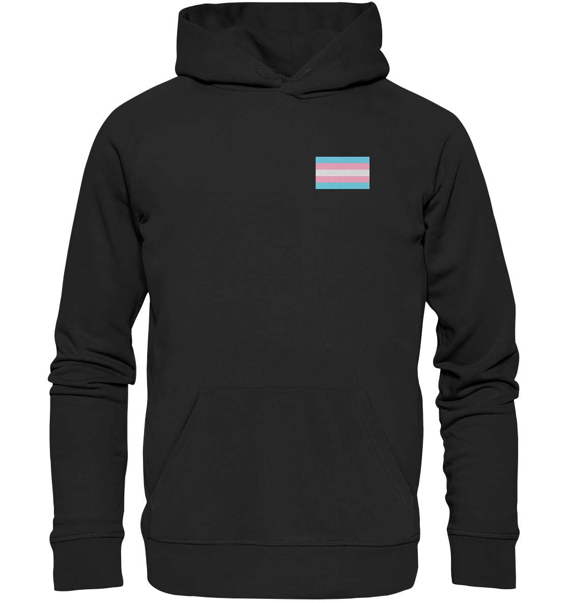 Trans Pride Flag - Organic Hoodie