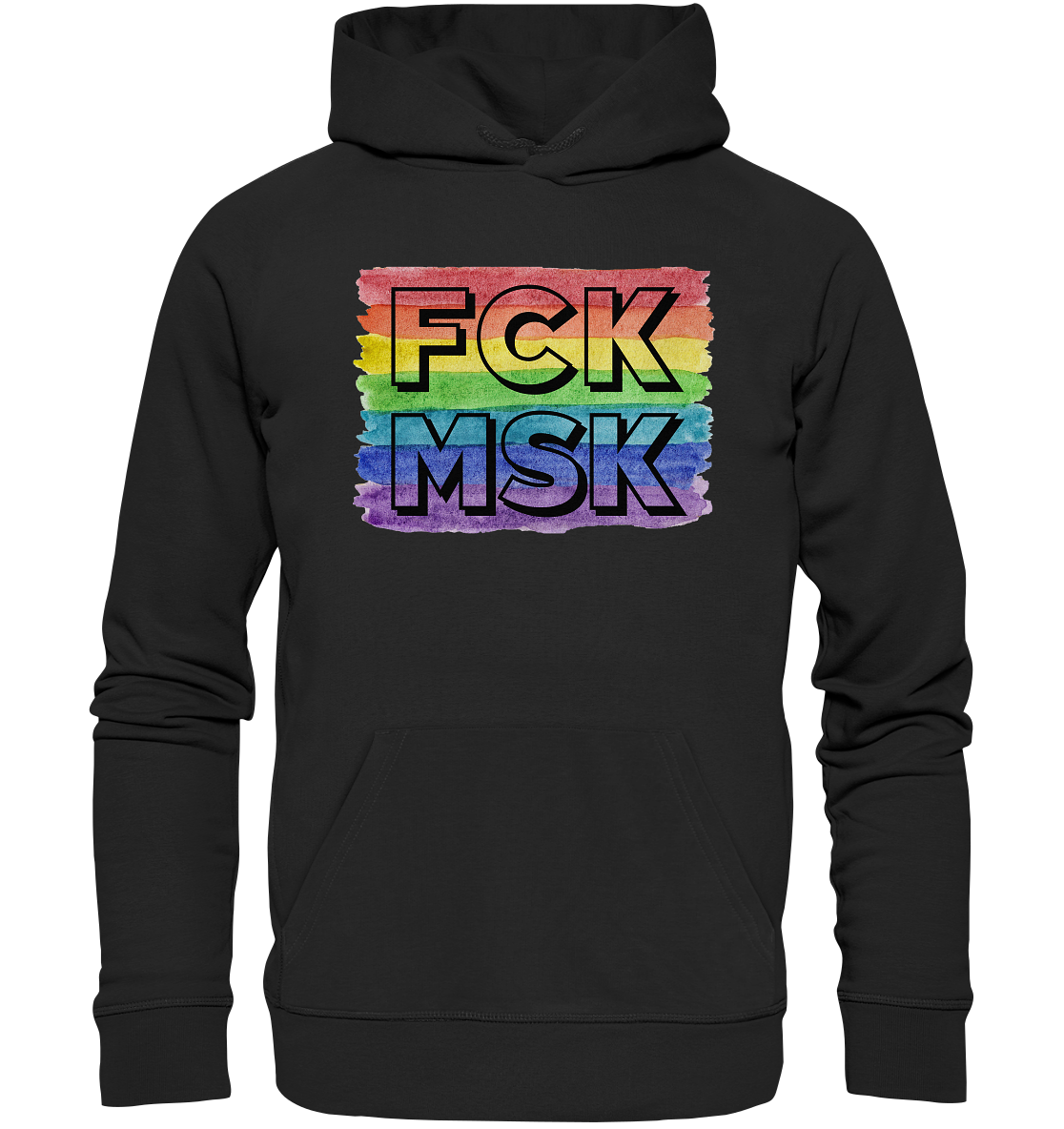 FCK MSK "Rainbow Resistance Edition" - Organic Hoodie