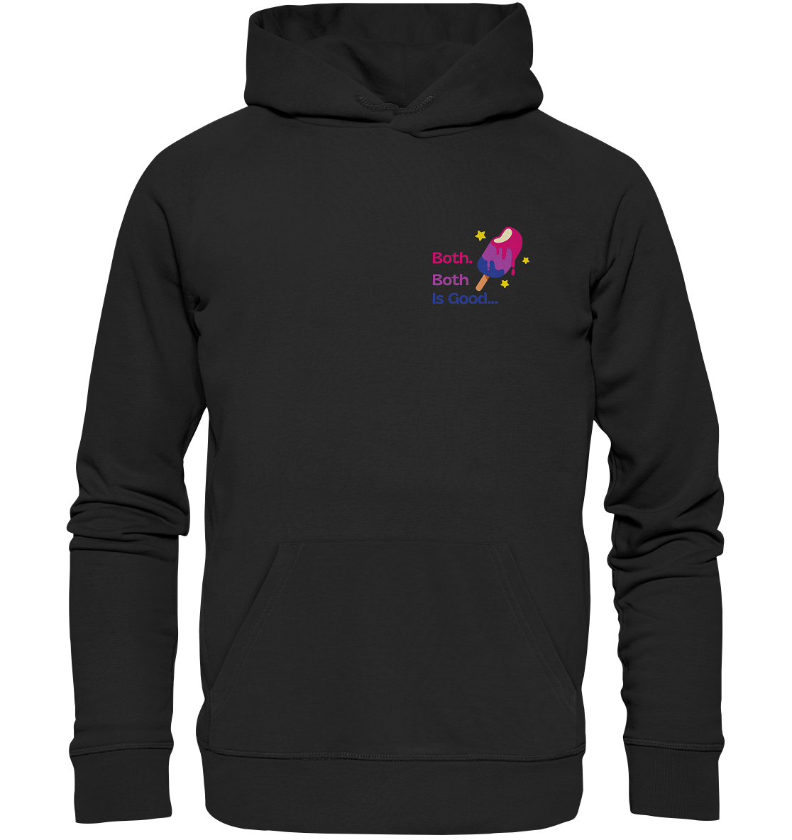 Bi Pride: Both is Good - Organic Hoodie