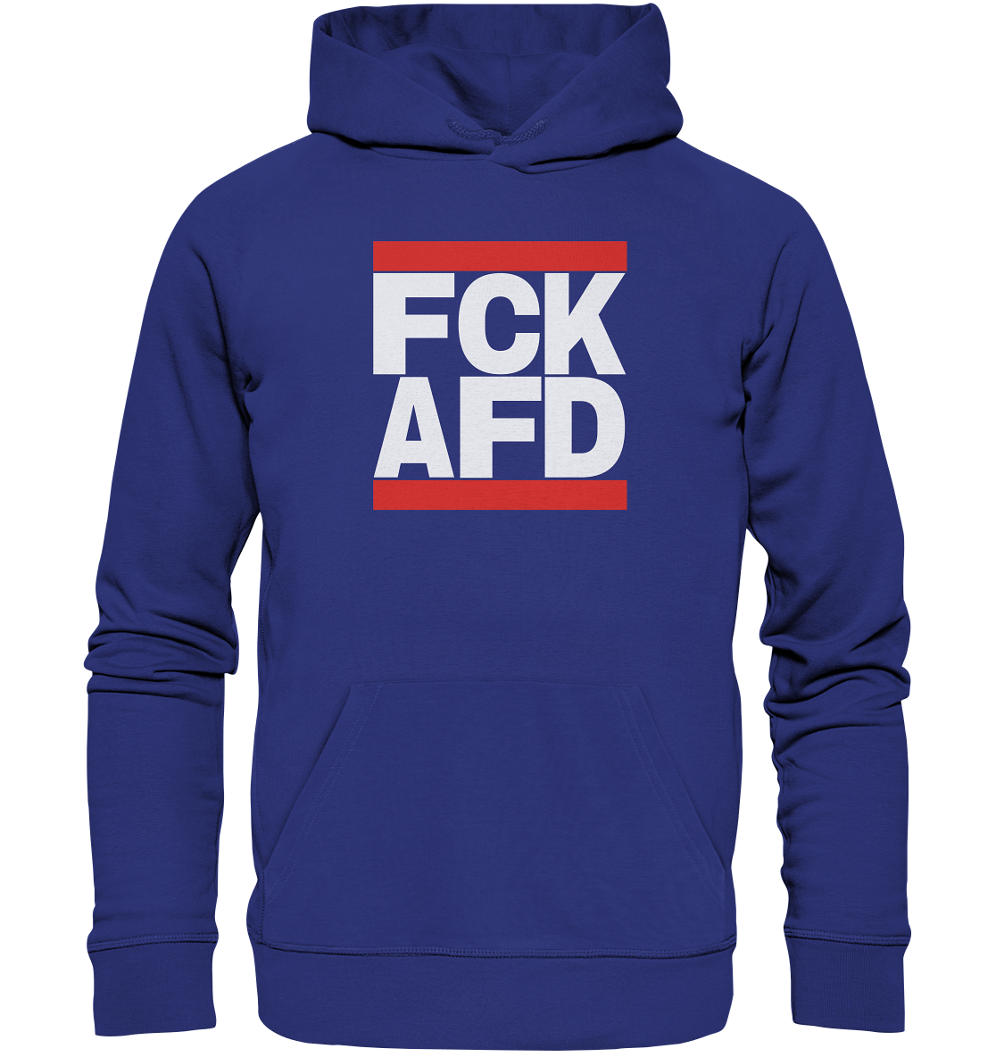 FCK AFD (weiße Schrift) - Organic Hoodie