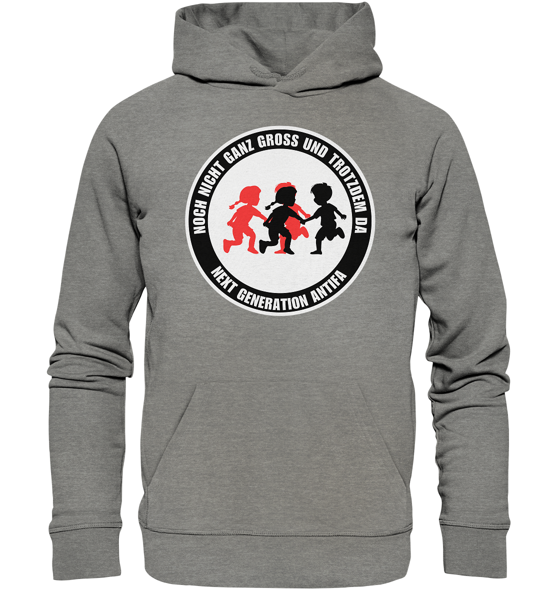 Noch nicht ganz gross und trotzdem da: Next Generation Antifa - Organic Hoodie