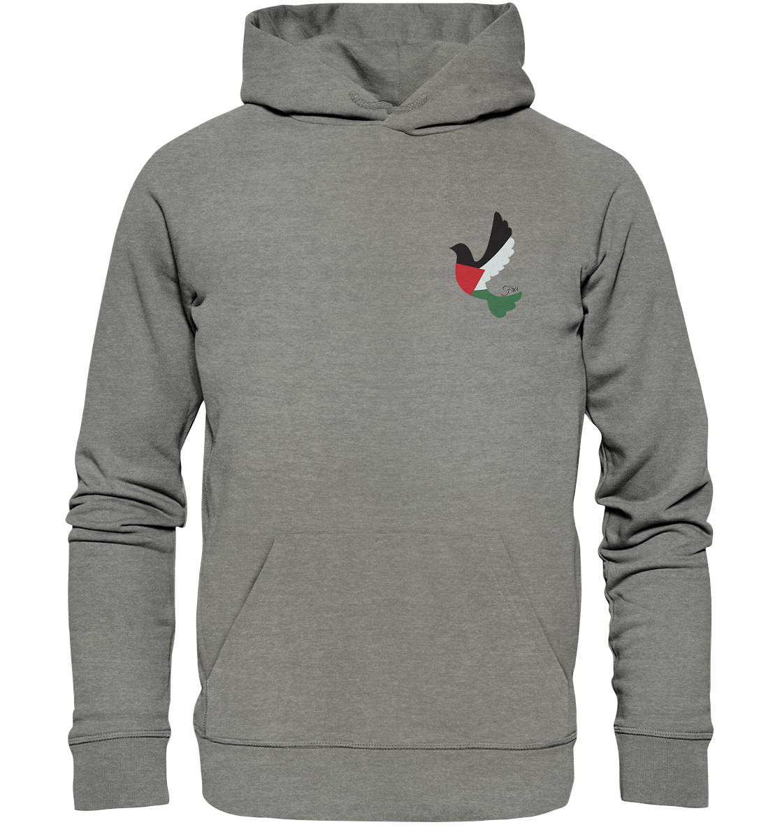 Free Palestine "Unbroken Wings Edition" - Organic Hoodie