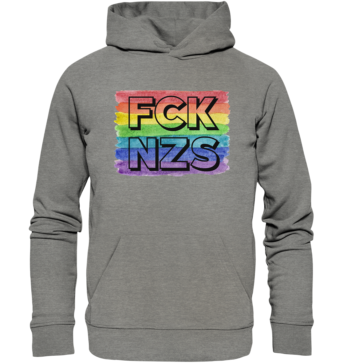 FCK NZS "Rainbow Resistance Edition" - Organic Hoodie