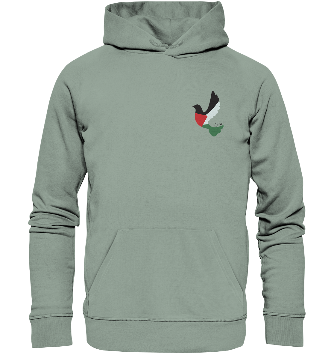 Free Palestine "Unbroken Wings Edition" - Organic Hoodie