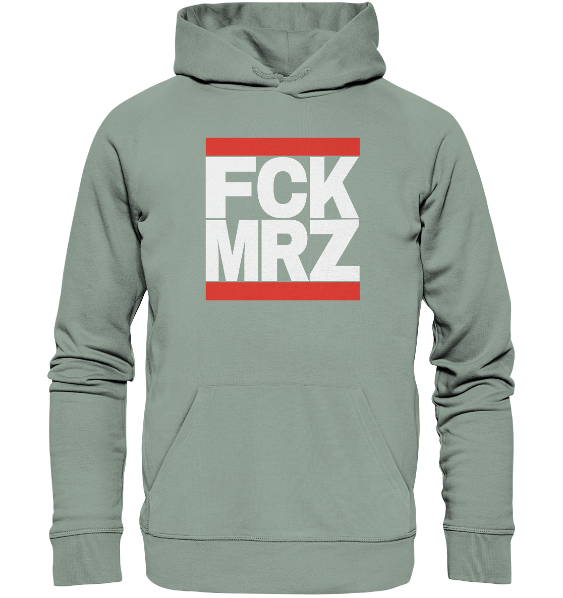 FCK MRZ (weiße Schrift) - Organic Hoodie