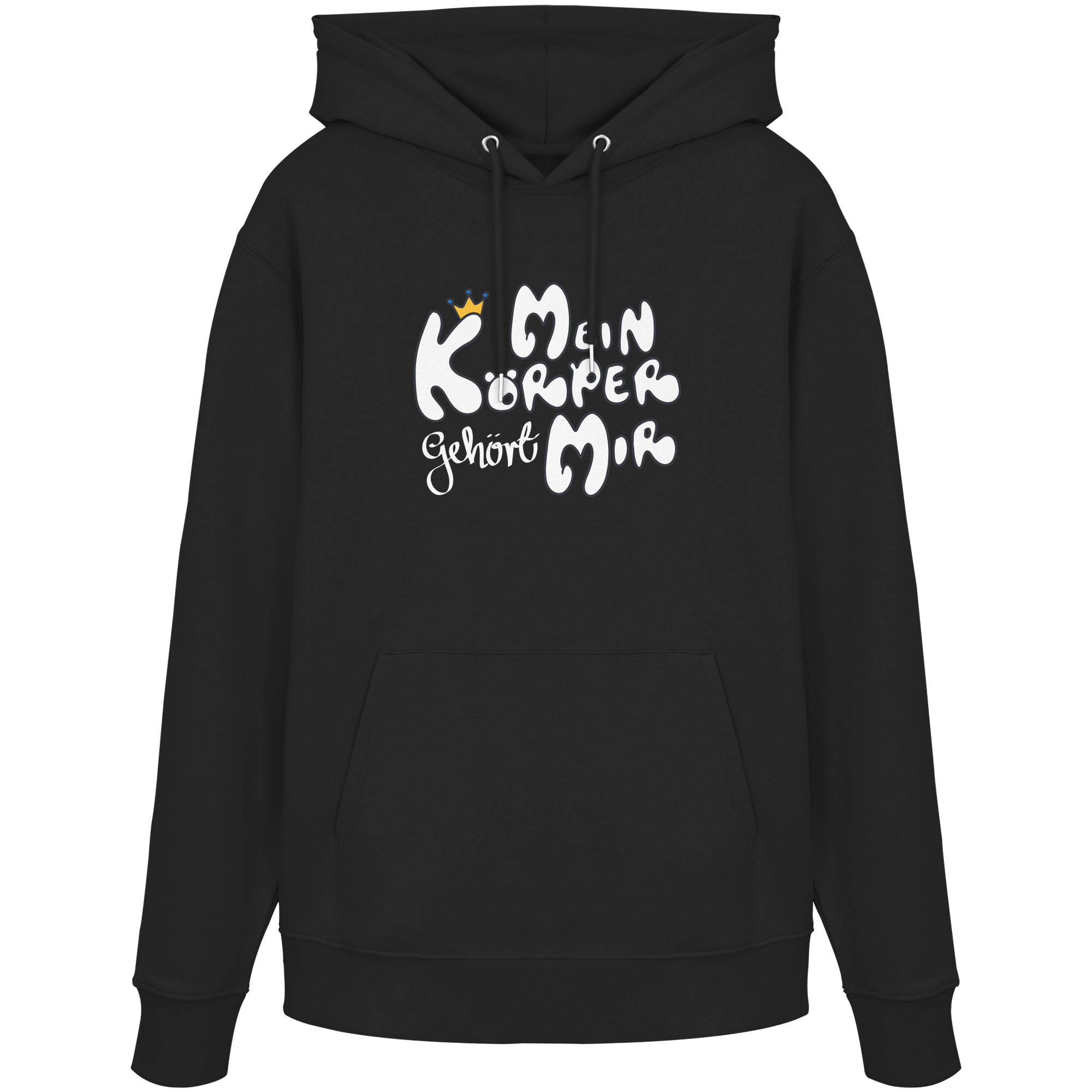 Mein Körper gehört mir "Weiße Edition" - Organic Hoodie