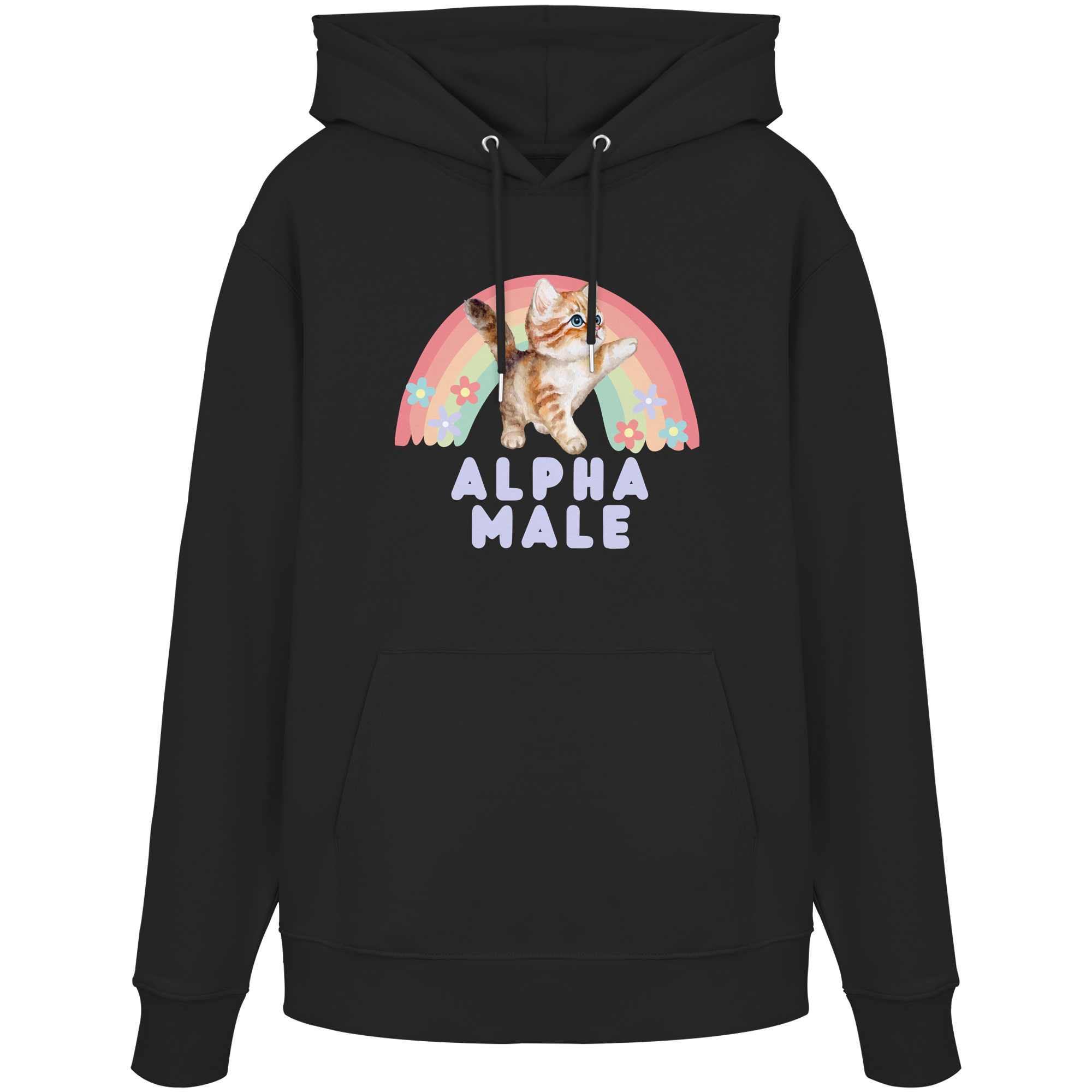 Alpha Male "Rainbow Roar Edition" - Organic Hoodie