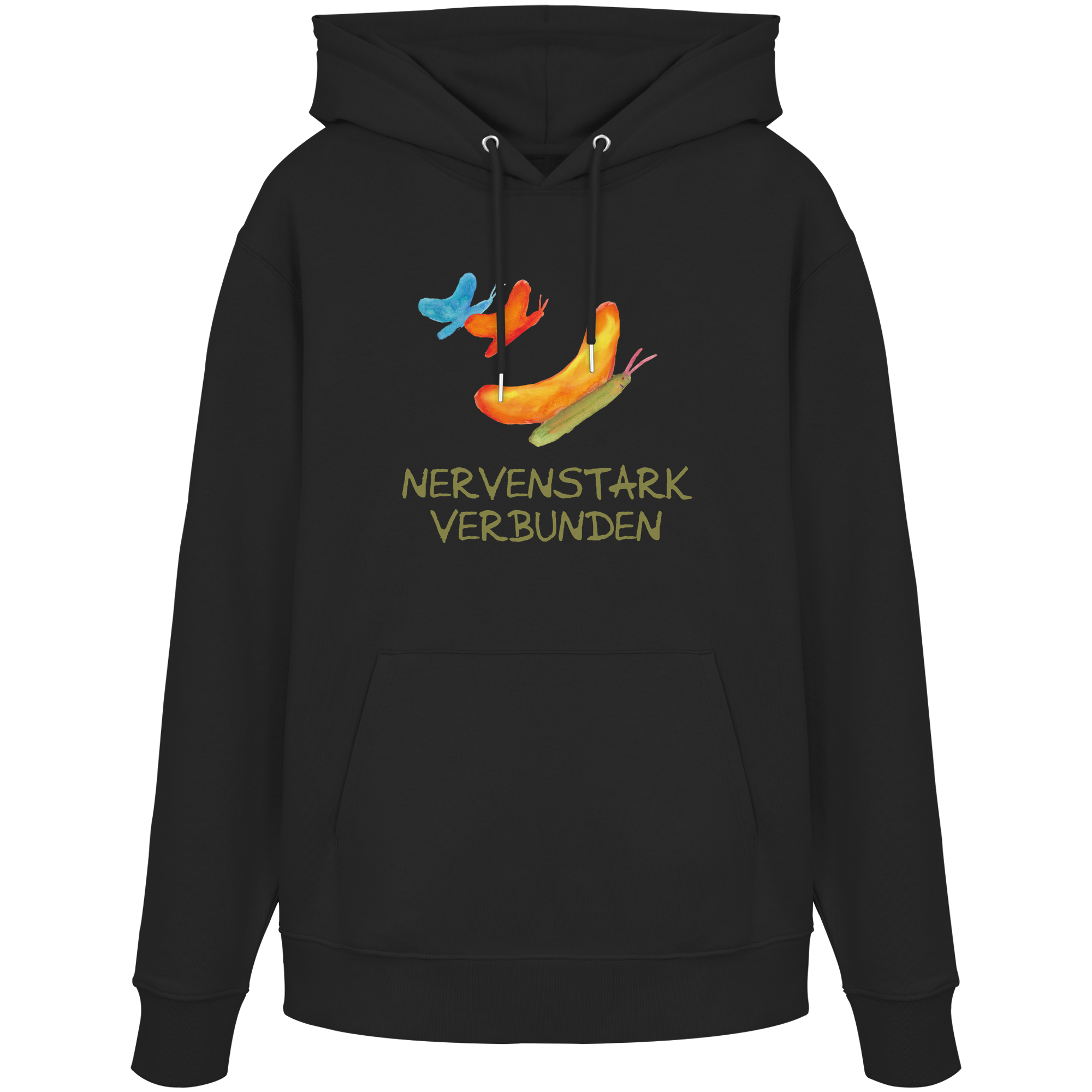 Nervenstark verbunden "Schmetterline Jona Edition" - Organic Hoodie