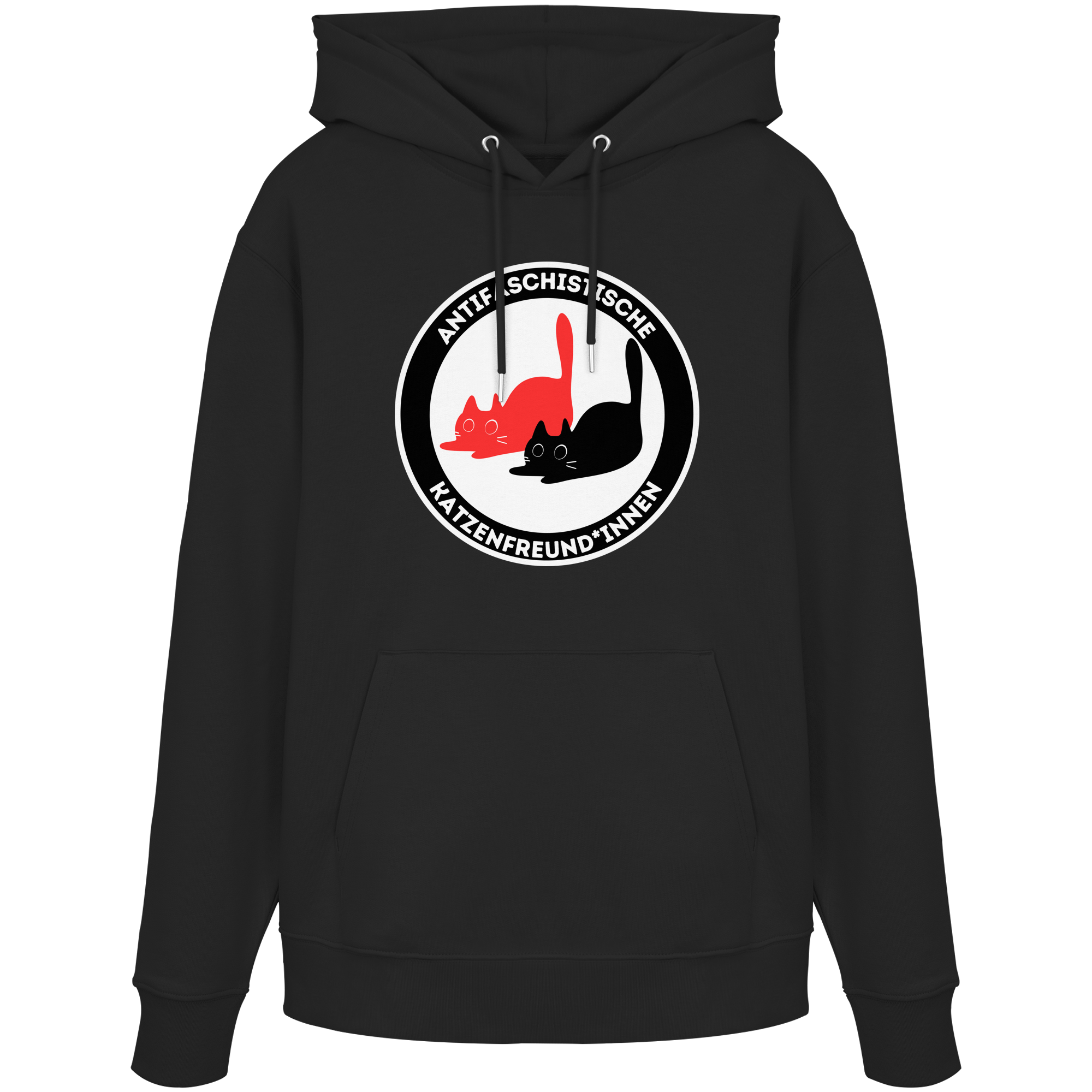 Antifaschistische Katzenfreund*innen - Organic Hoodie