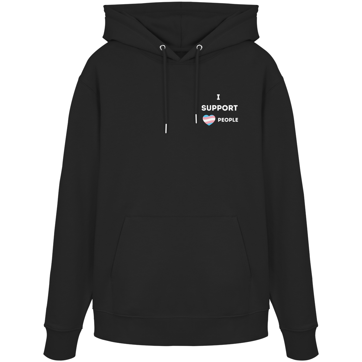 I support Trans People - Organic Hoodie