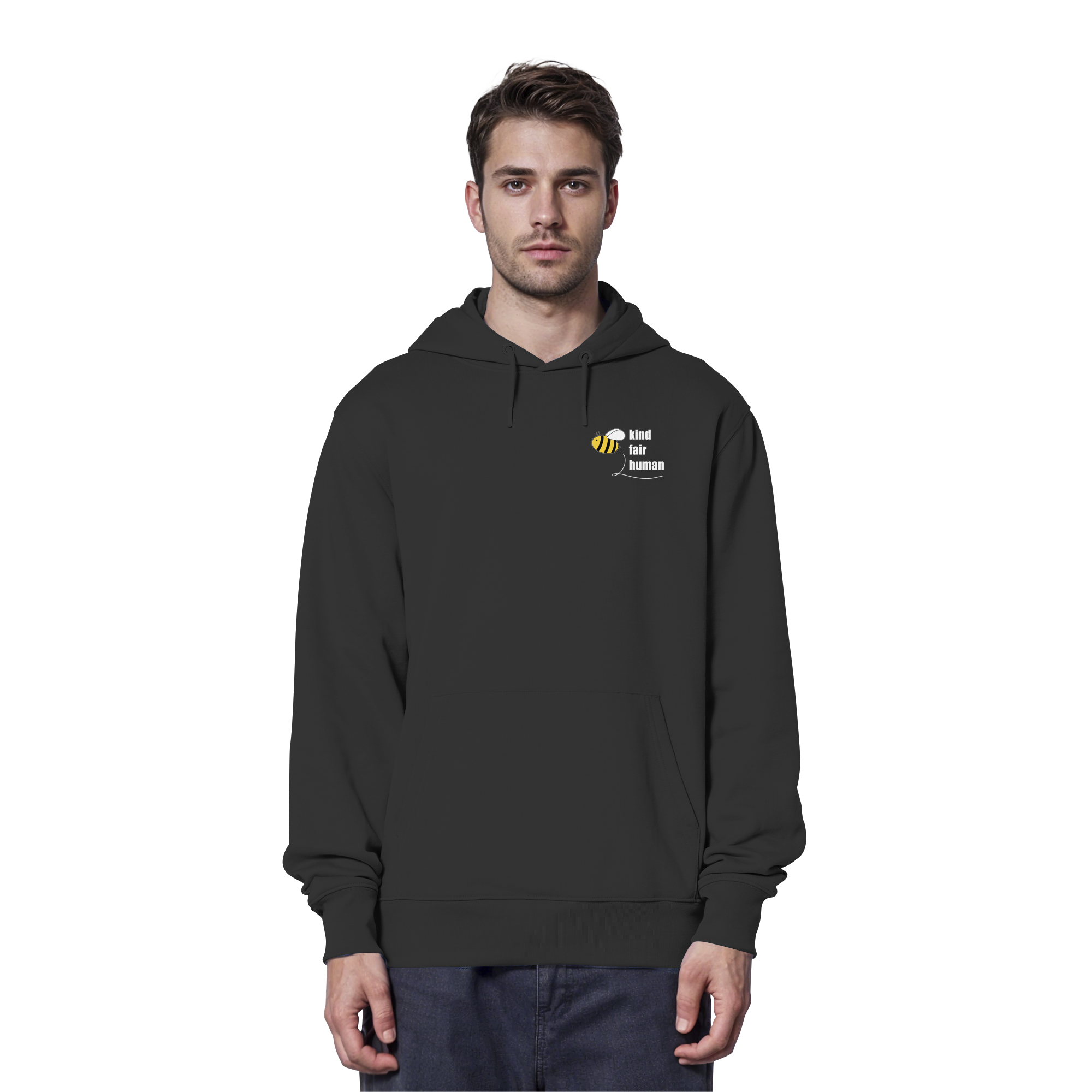 Be Kind Fair Human "Biene Edition" - Organic Hoodie