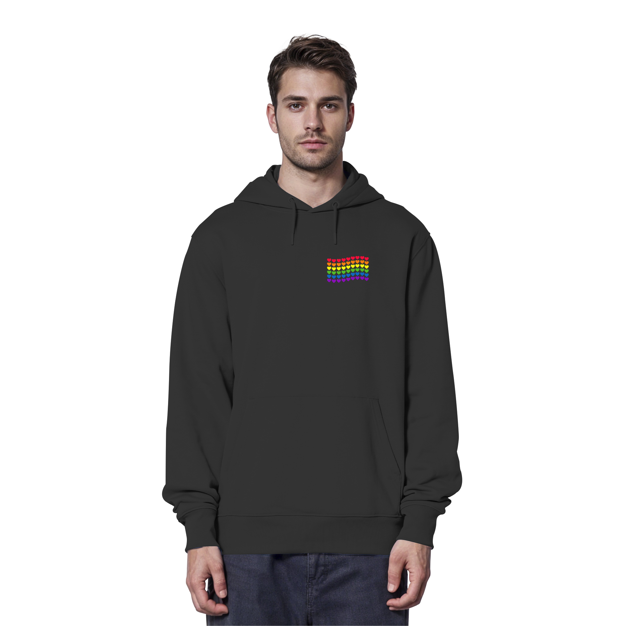 Herzenflagge - Organic Hoodie