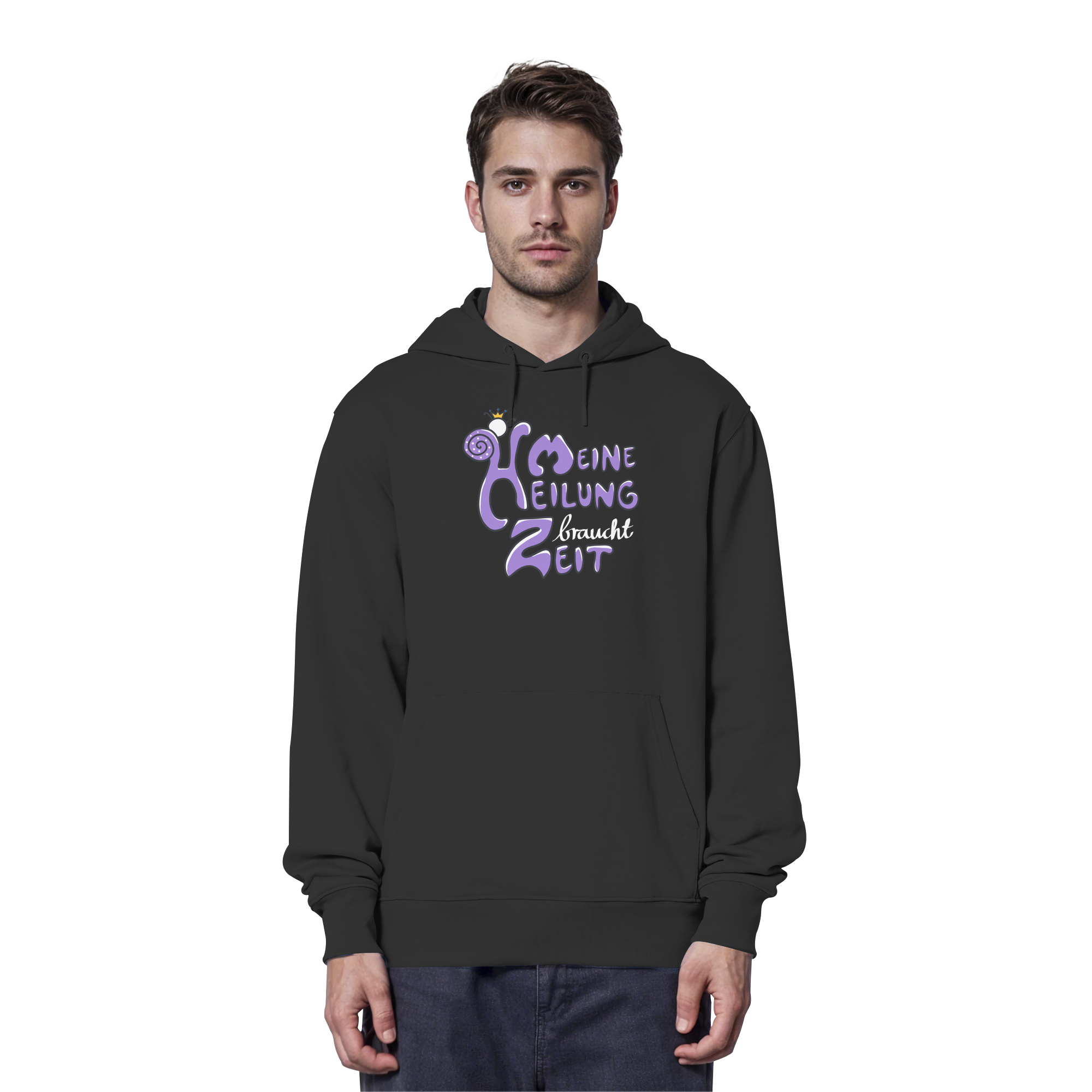 Meine Heilung braucht Zeit "Lila Edition" - Organic Hoodie