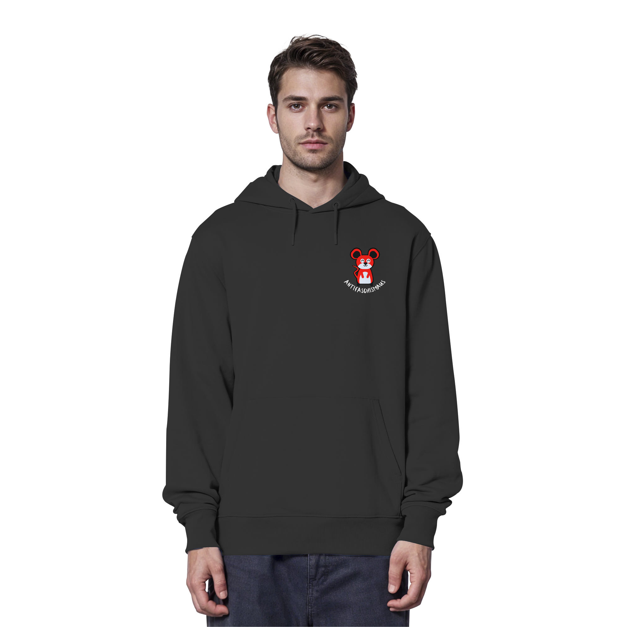 Antifaschismaus - Organic Hoodie