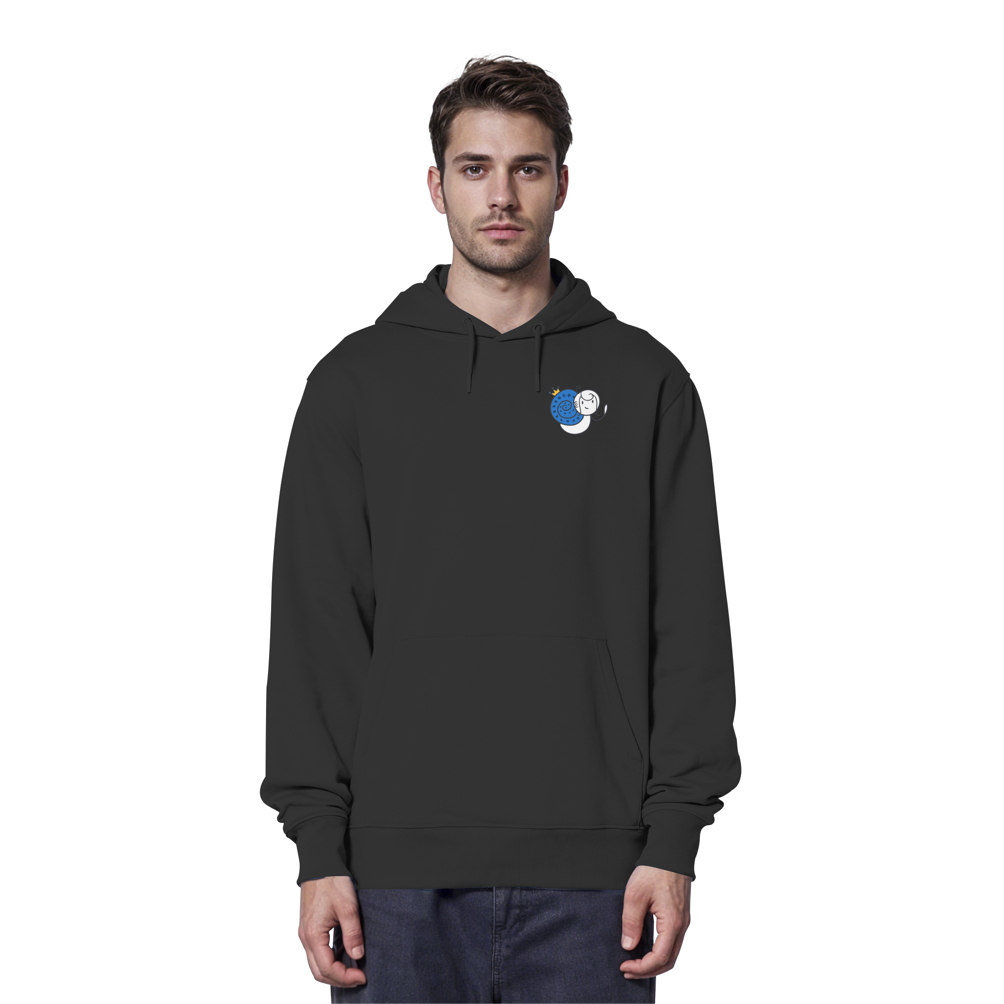 Meine Heilung braucht Zeit "Bunte Edition" Backprint - Organic Hoodie