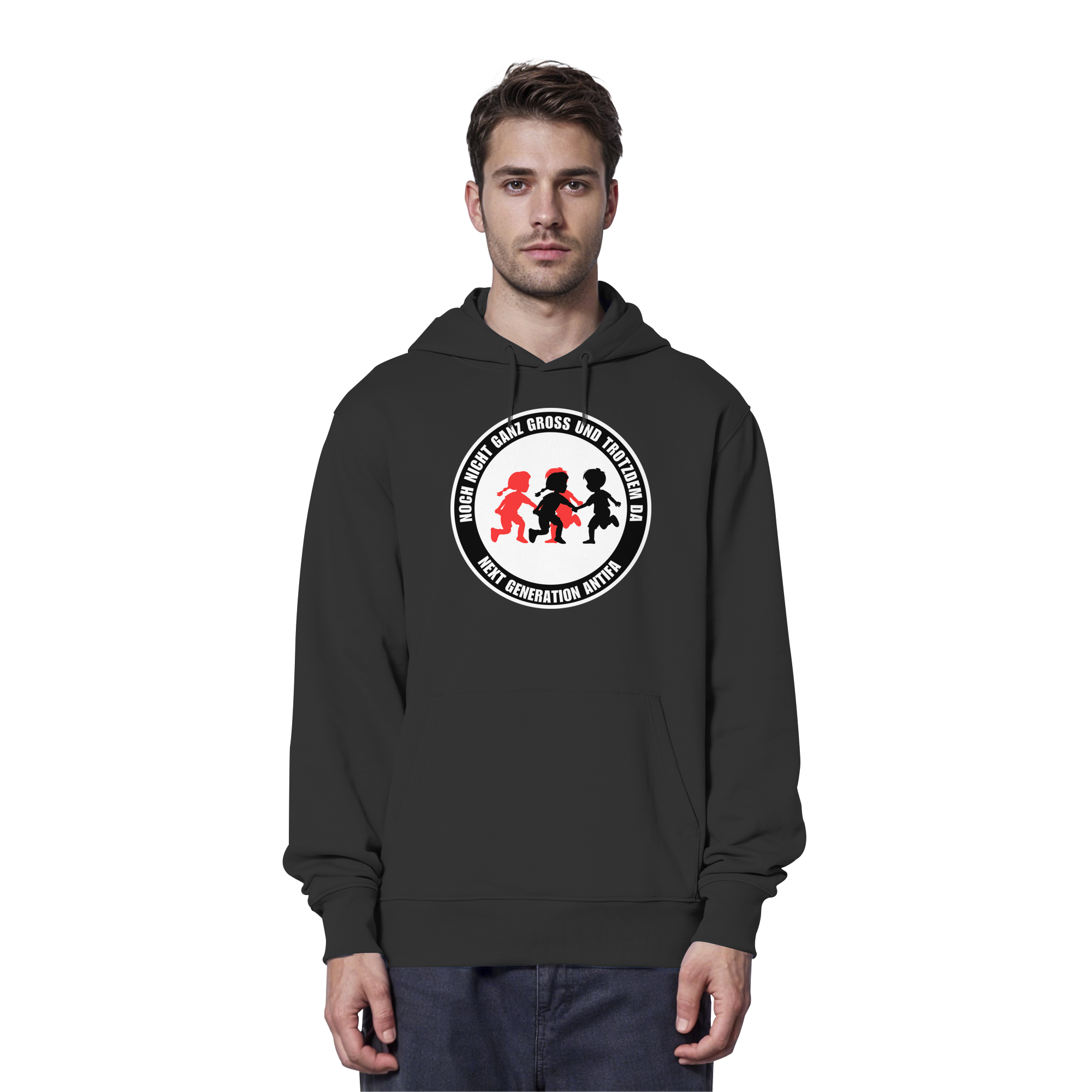 Noch nicht ganz gross und trotzdem da: Next Generation Antifa - Organic Hoodie