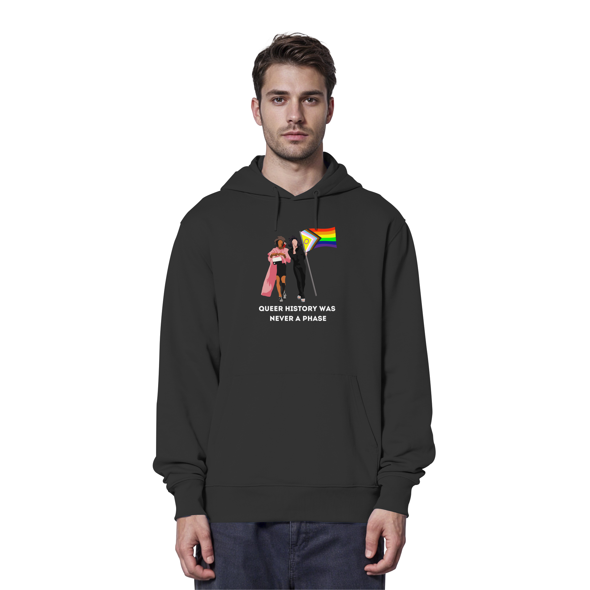 Queer History Was Never A Phase - Organic Hoodie