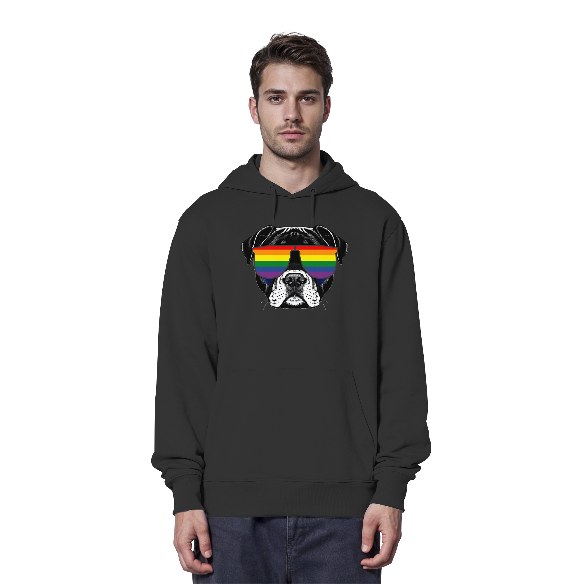 Regenbogen Doggo - Organic Hoodie