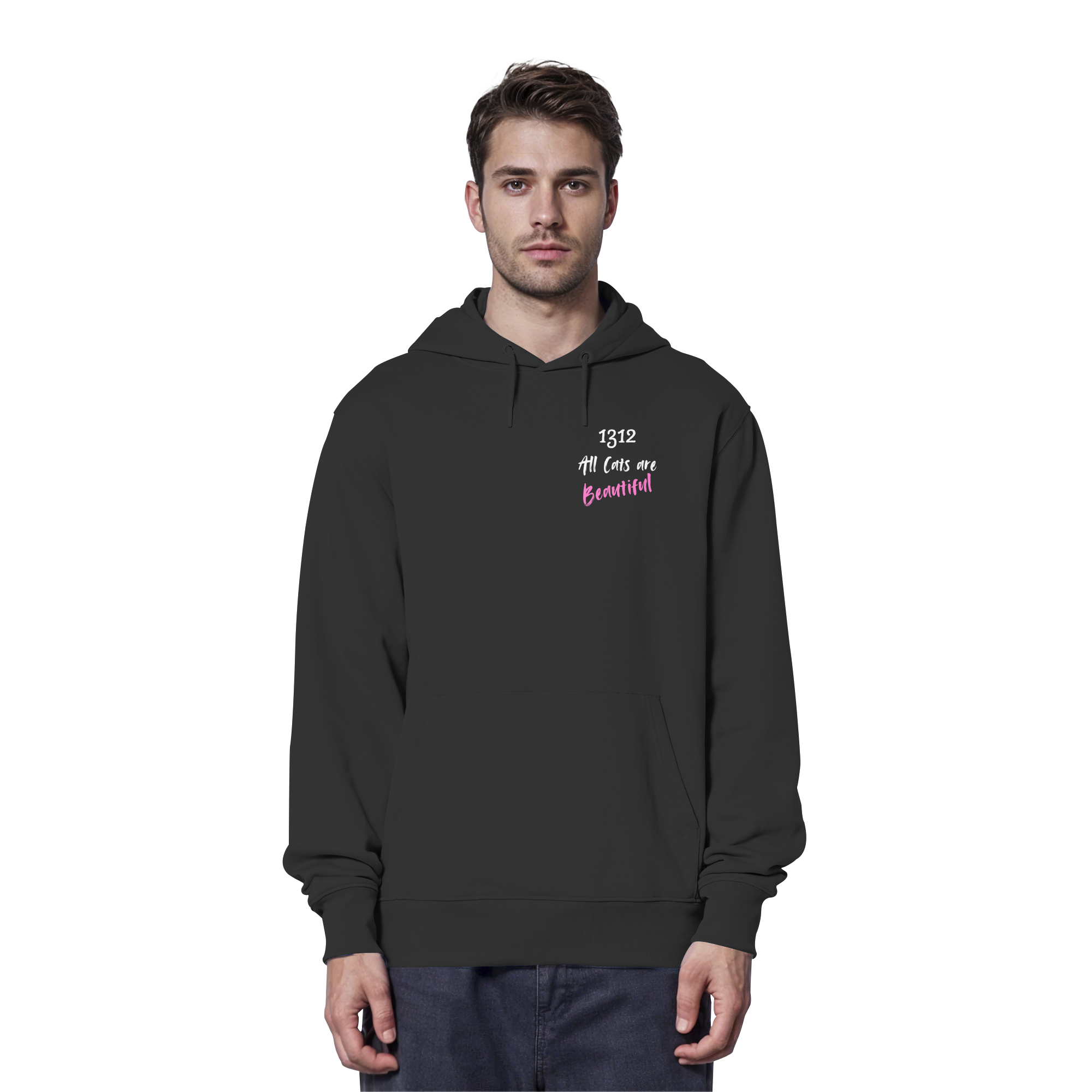 1312 All Cats are Beautiful - Organic Hoodie
