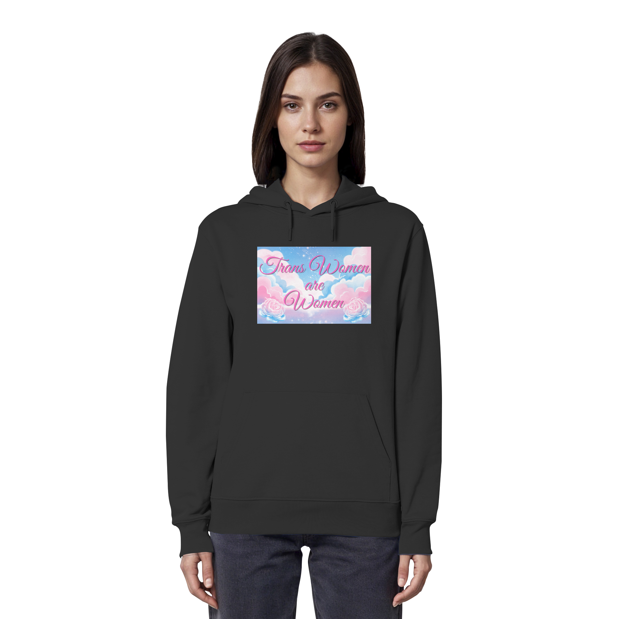 Trans Women are Women "Rosenhimmel Edition" - Organic Hoodie