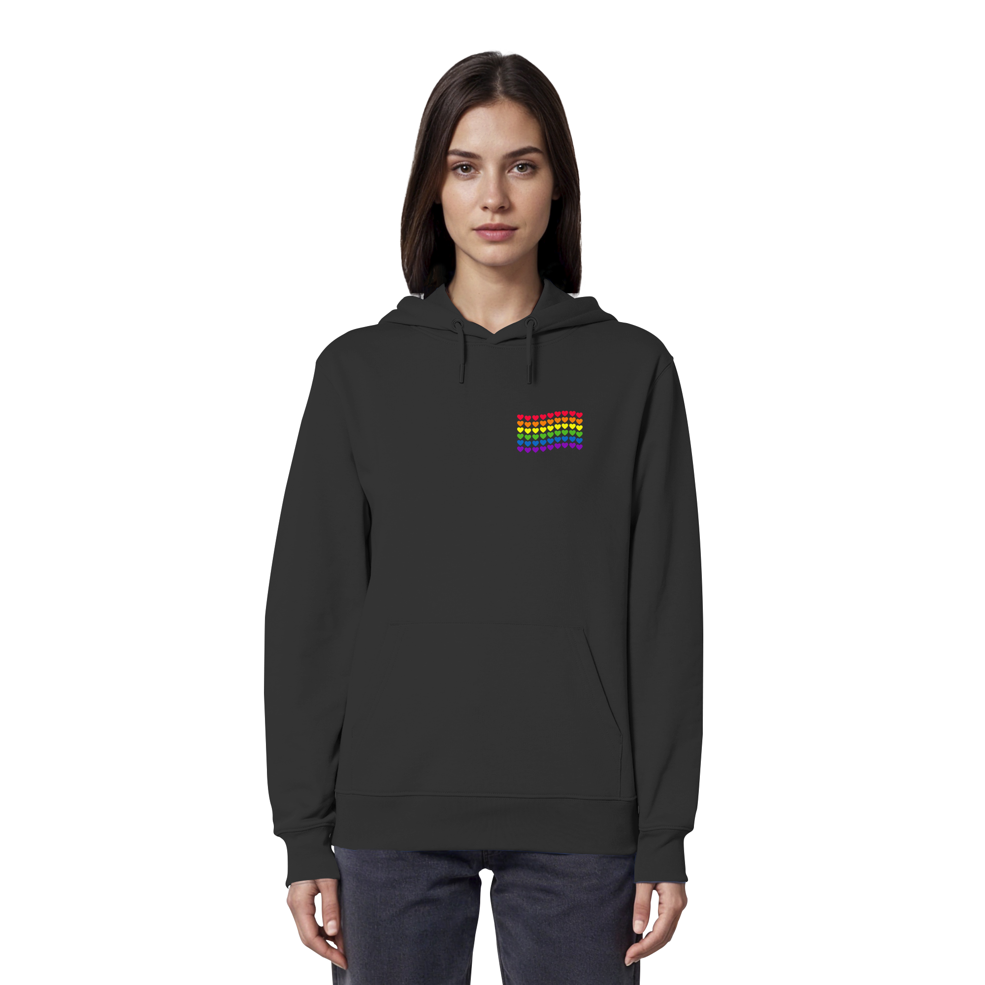Herzenflagge - Organic Hoodie