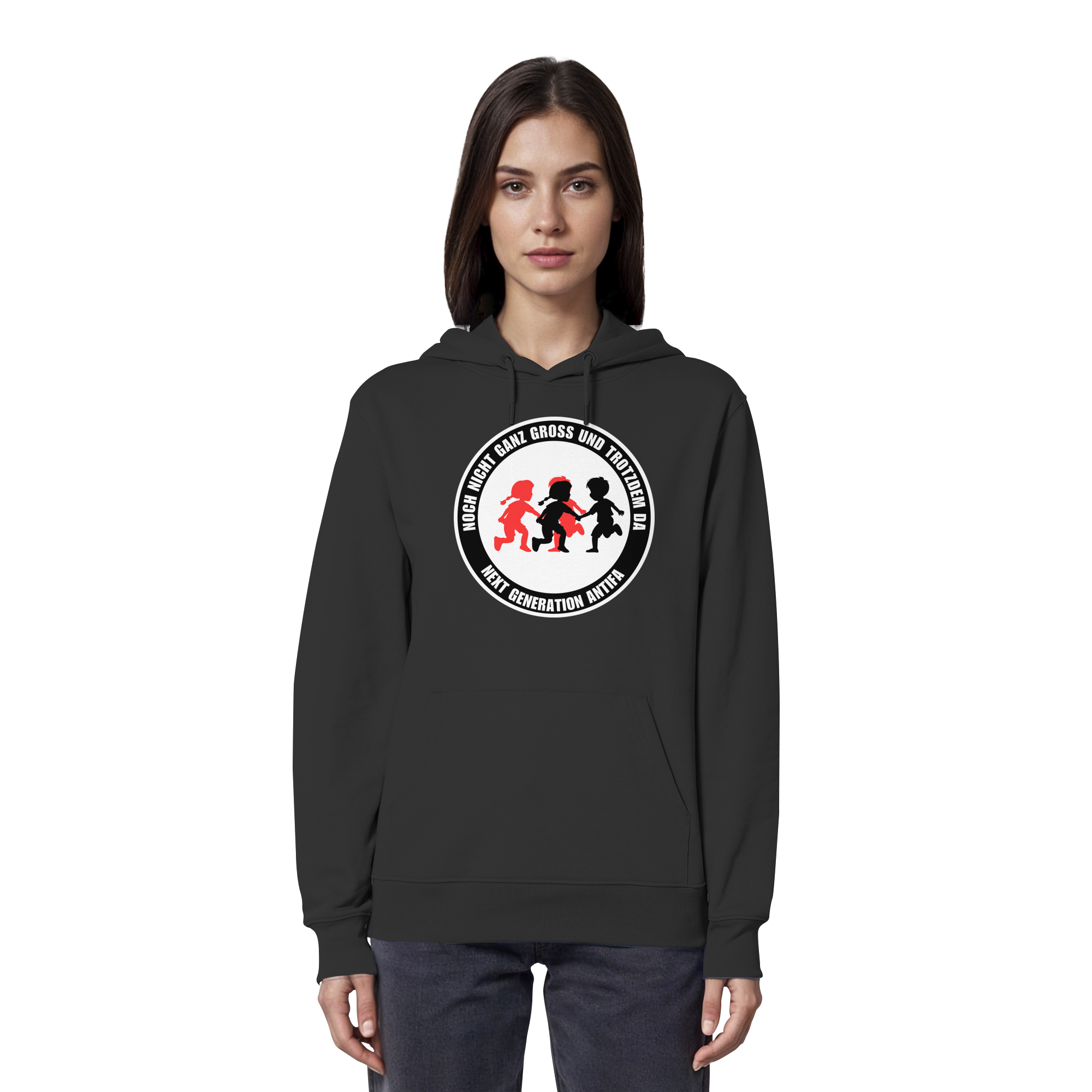 Noch nicht ganz gross und trotzdem da: Next Generation Antifa - Organic Hoodie