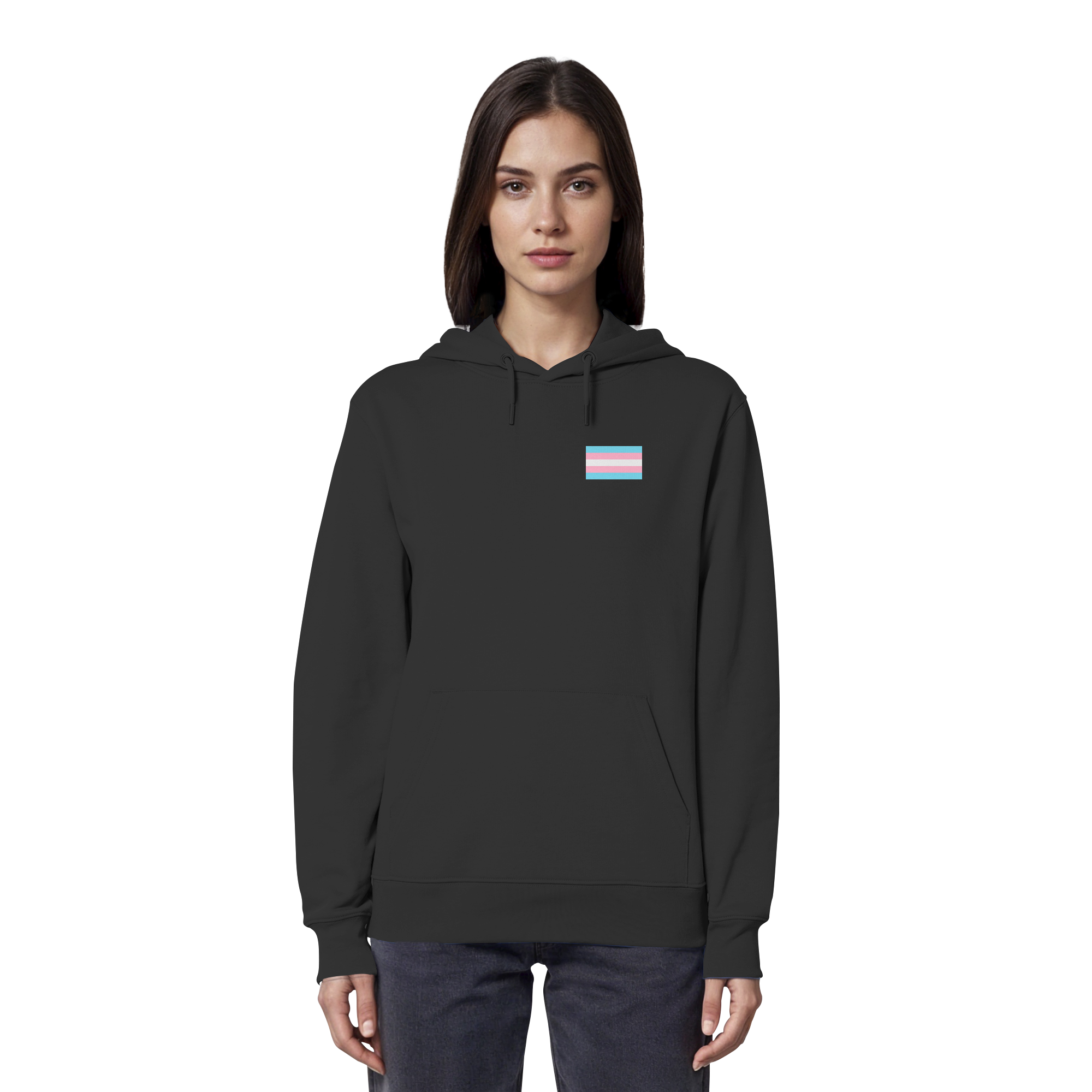 Trans Pride Flag - Organic Hoodie